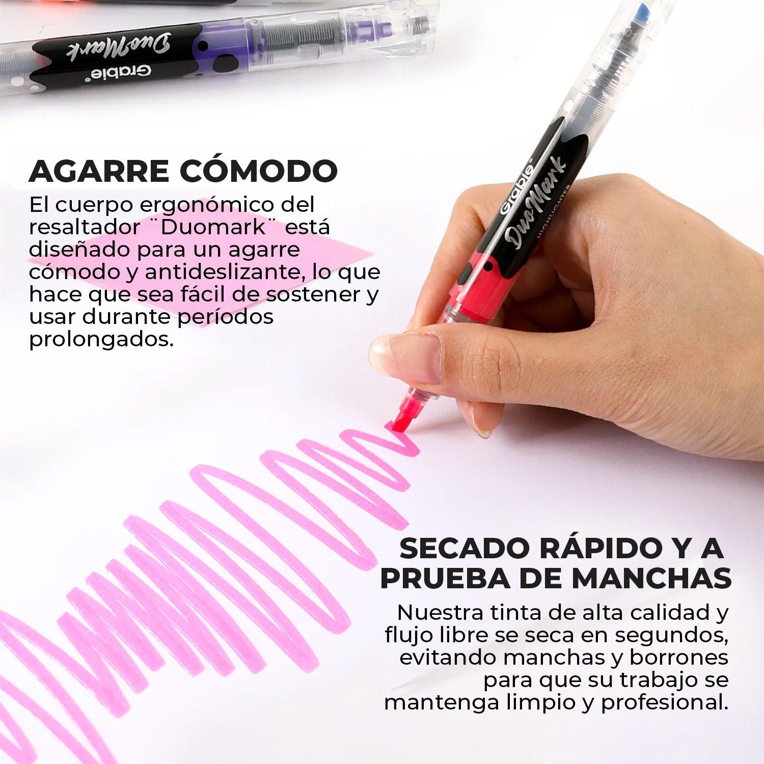Grabie Set de 10 Destacadores Duomark 2 en 1, 20 colores-2