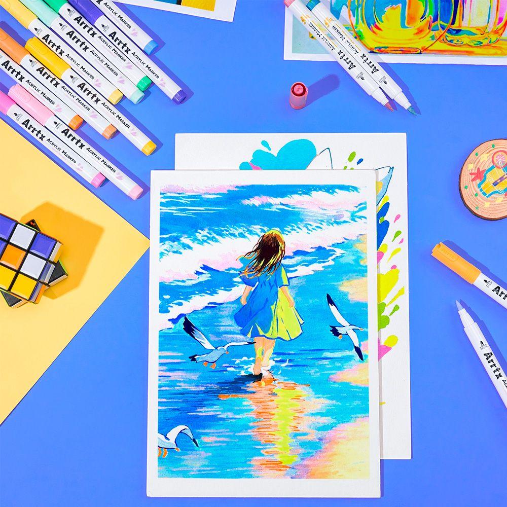 ARRTX Marcadores Acrílicos de 60 Colores 60A-5