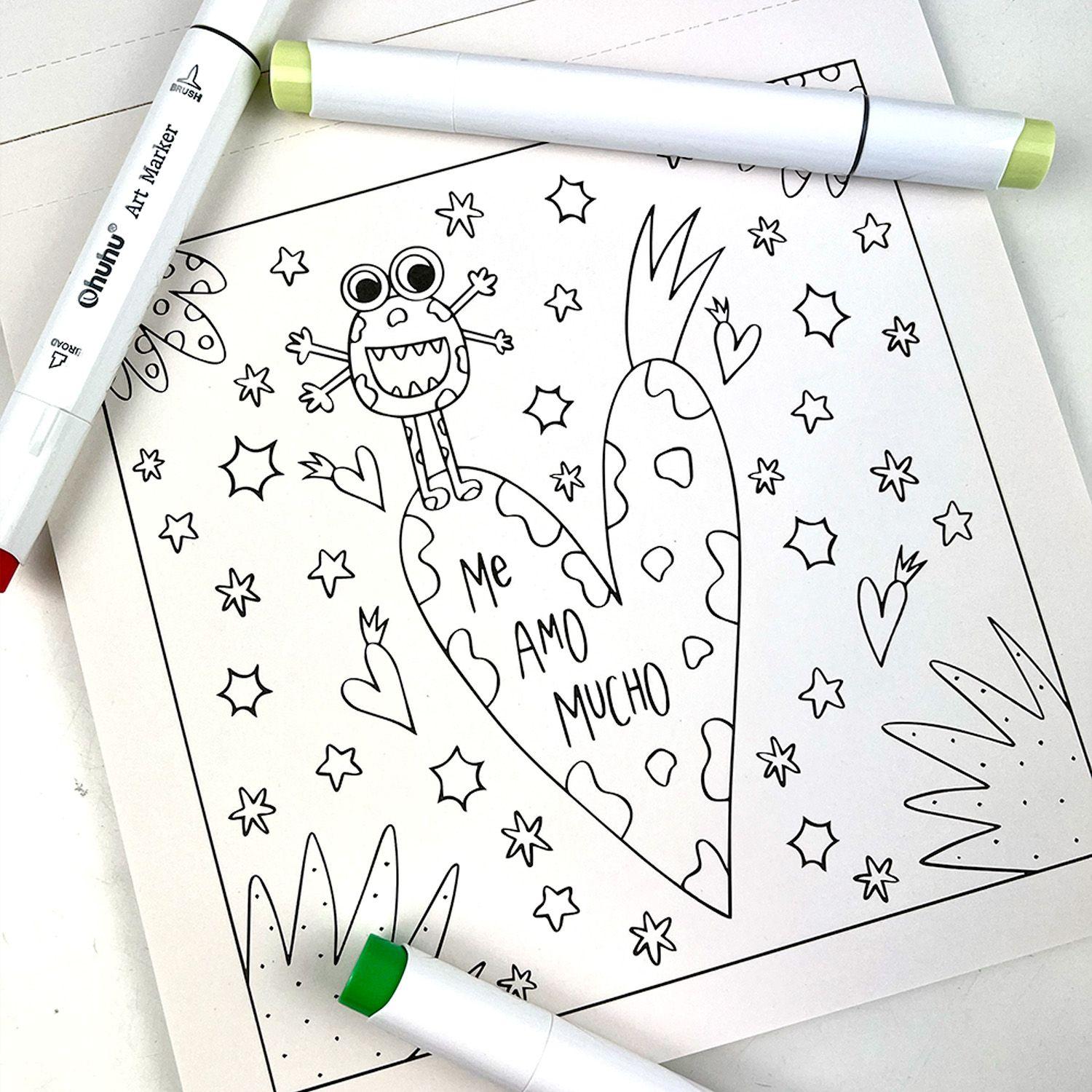 Libro para Colorear Universo Petit por Mónica Hamamé-2