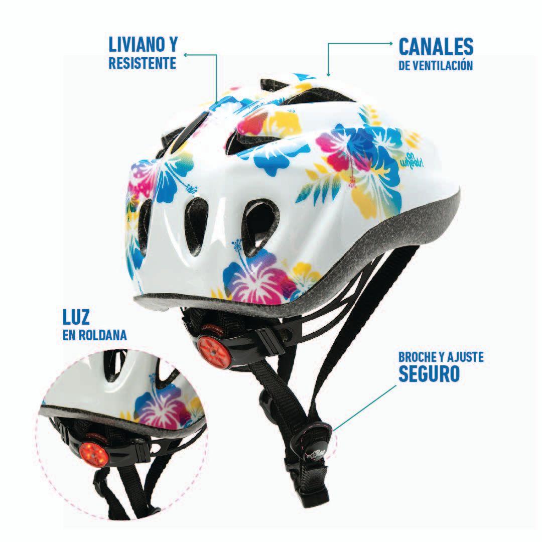 Casco Niña Deportivo Onhweels 912 Hawaii-7