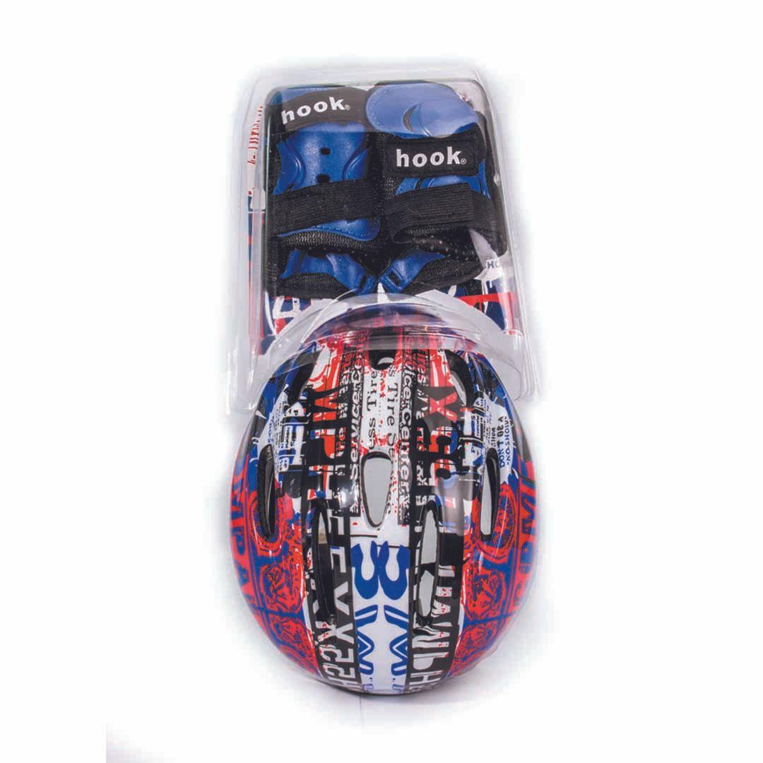Set Proteccion Y Casco Hook Niño - Incluye Muñequera-4
