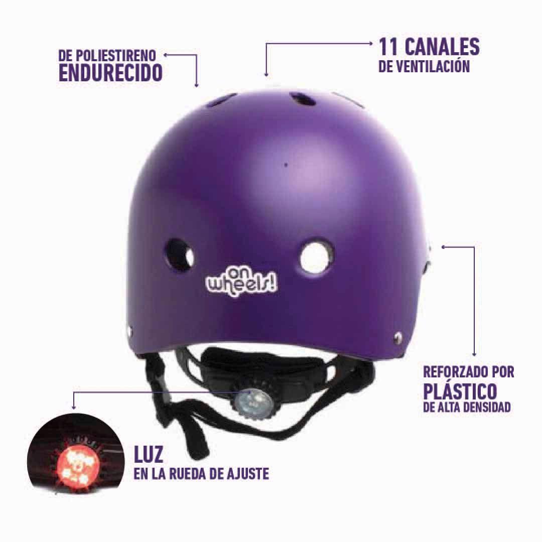 Casco Urbano Ow Con Luz Morado-6