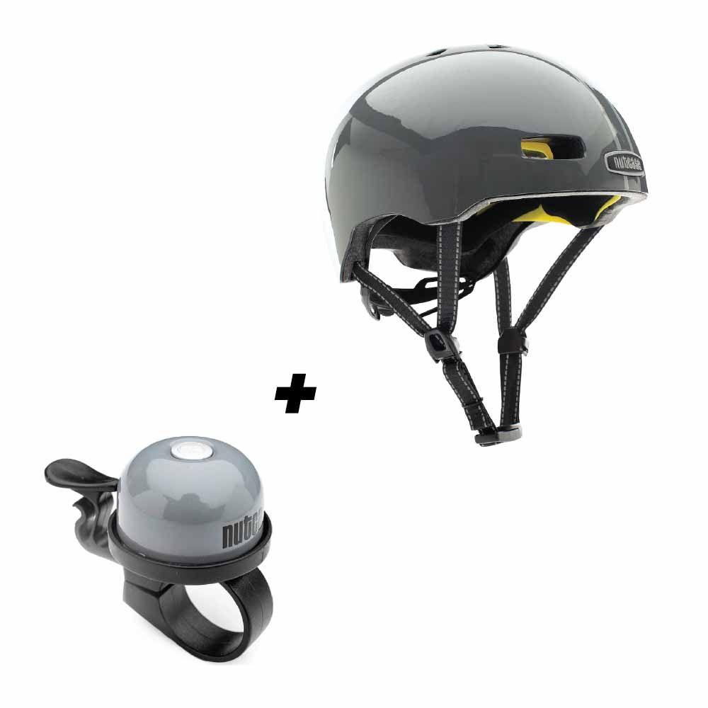 Casco Stret Suit And Tie Stripe Matte Reflective Mips Helmet-0