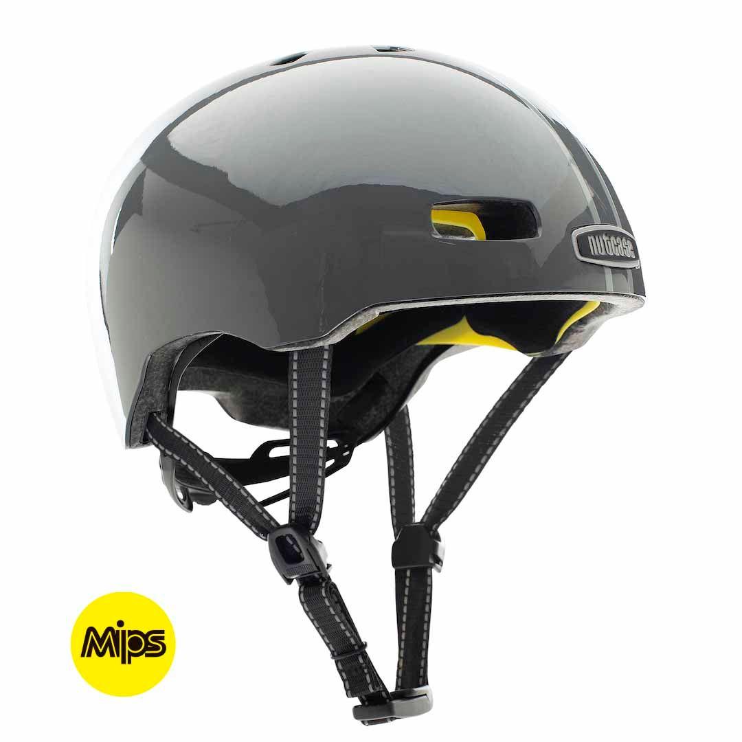 Casco Stret Suit And Tie Stripe Matte Reflective Mips Helmet-1