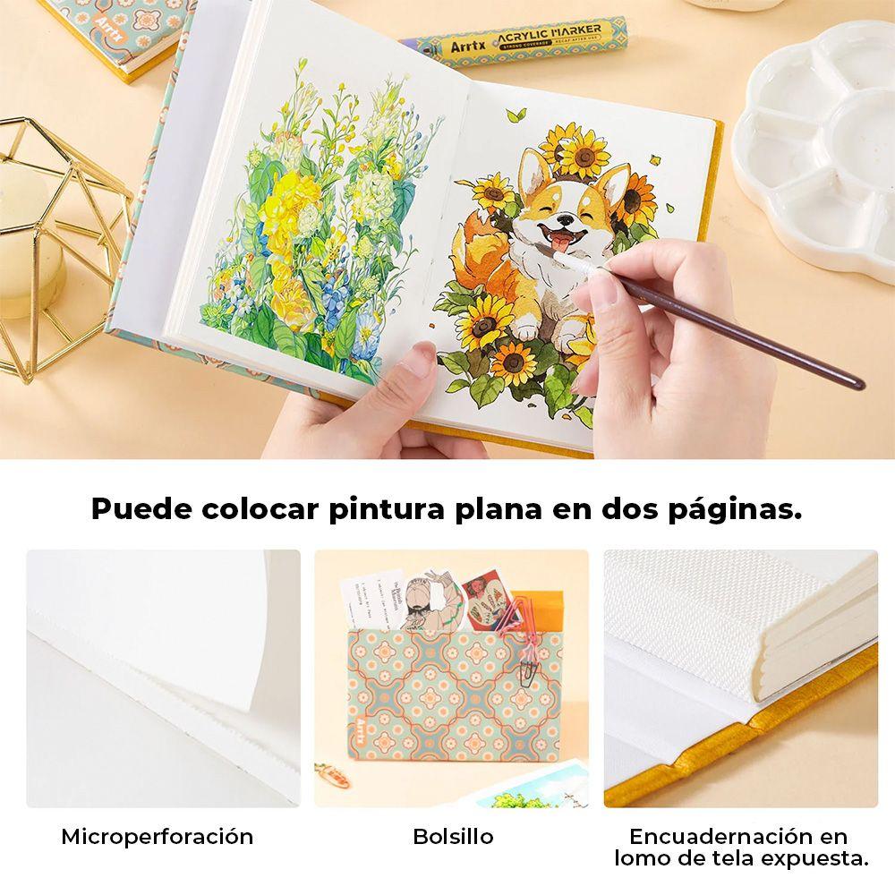 Arrtx Mini Cuaderno de Bocetos para Acuarela-2