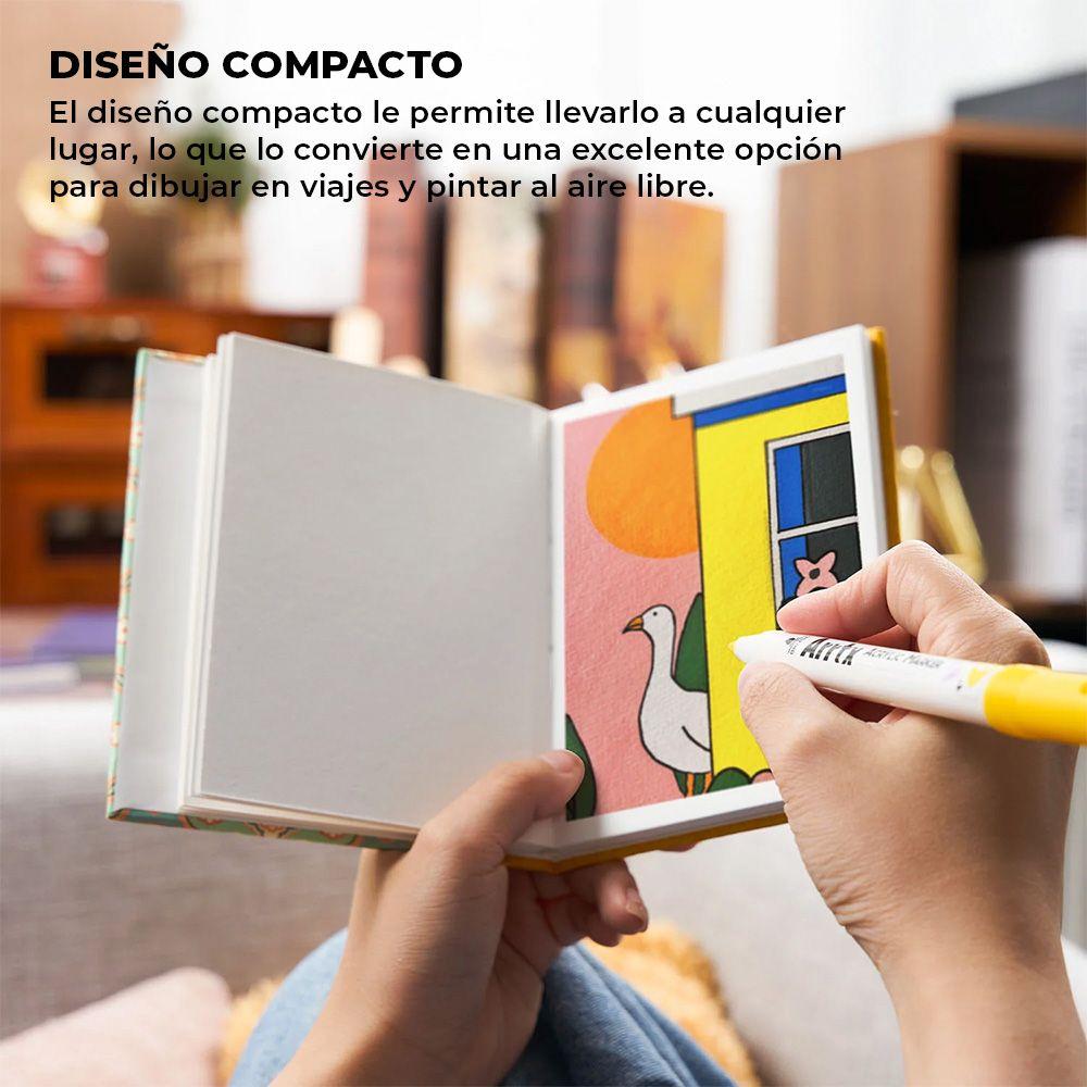 Arrtx Mini Cuaderno de Bocetos para Acuarela-4