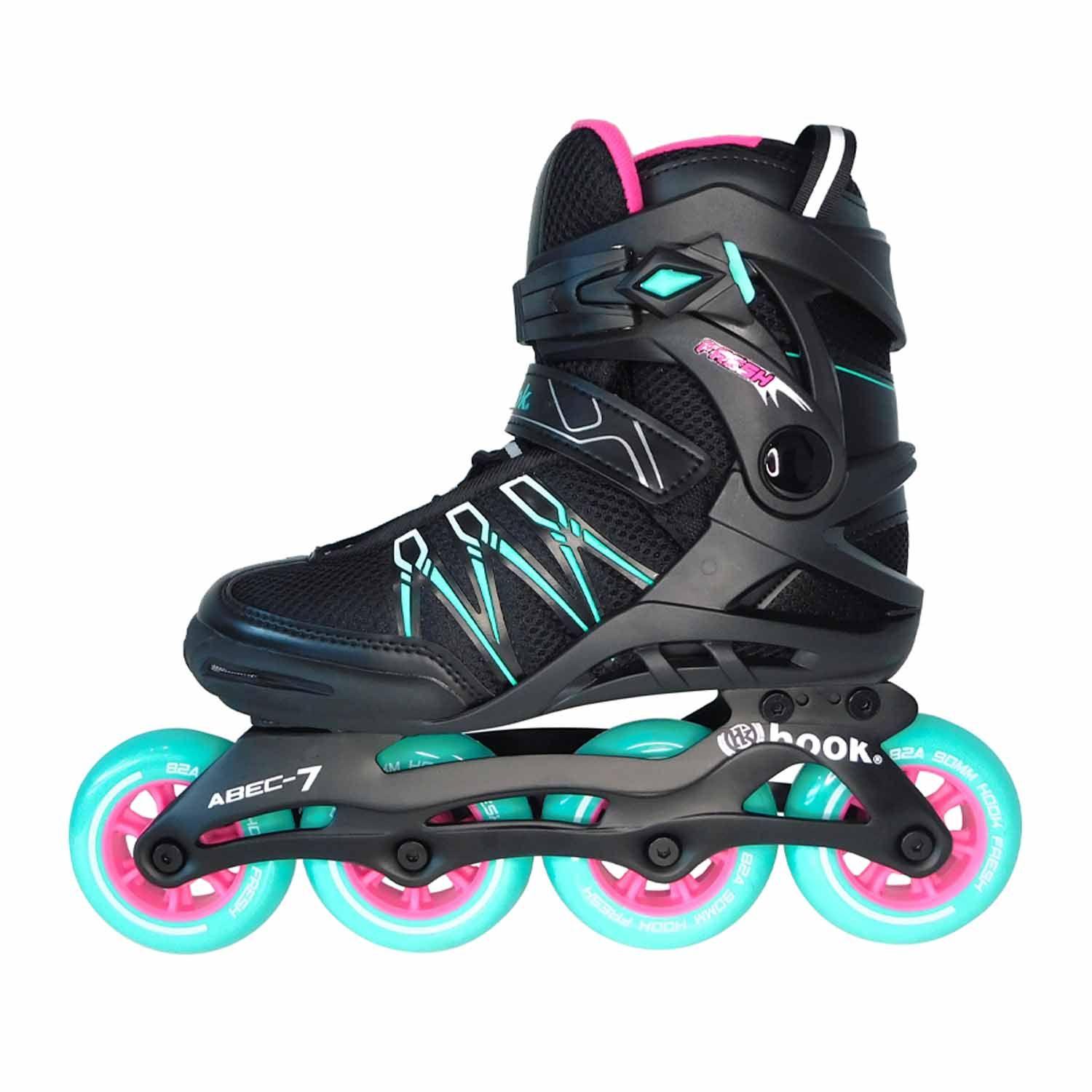 Patines Hook Fresh Rosado Azul-5