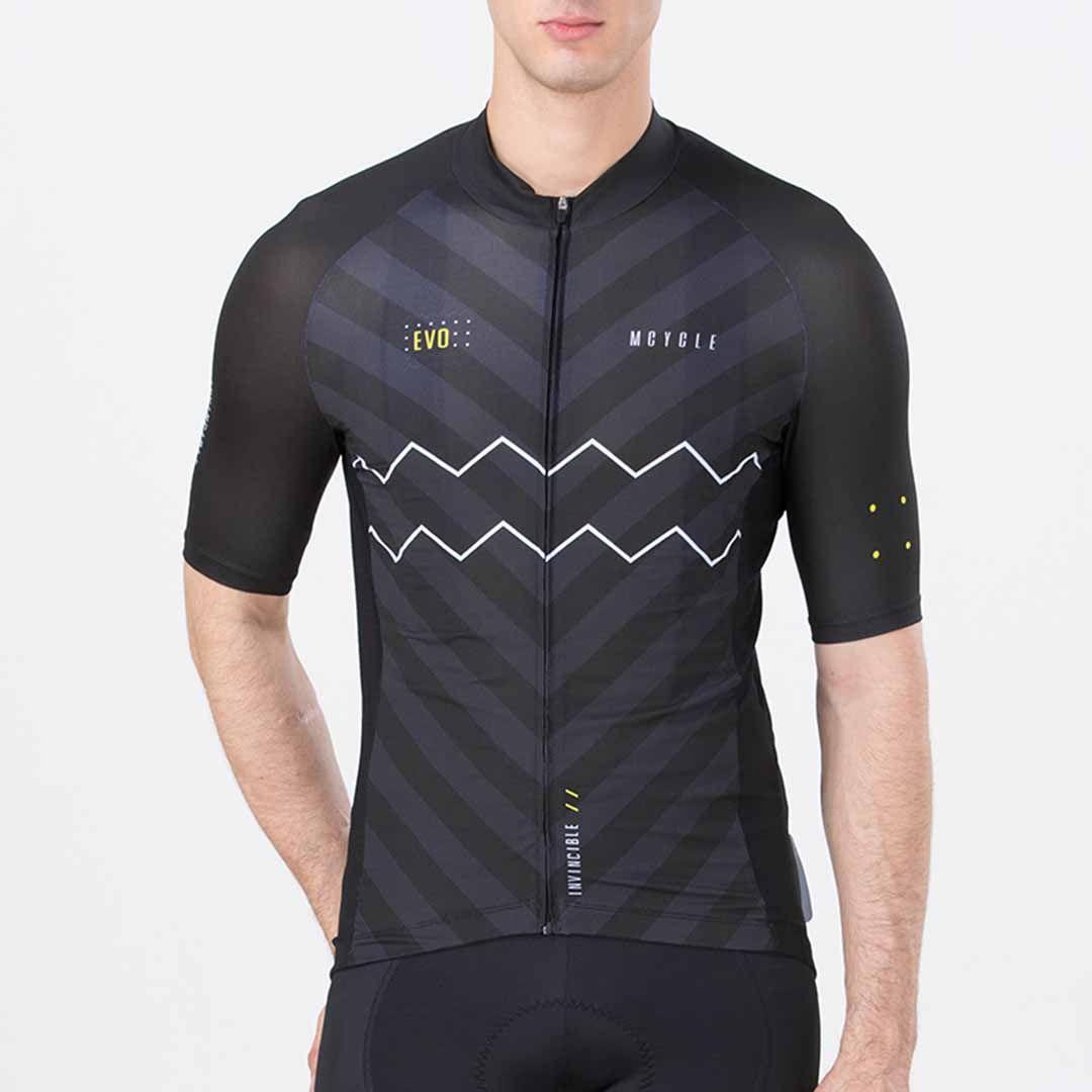 Tricota Manga Corta Para Ciclismo My052  Blacky-3