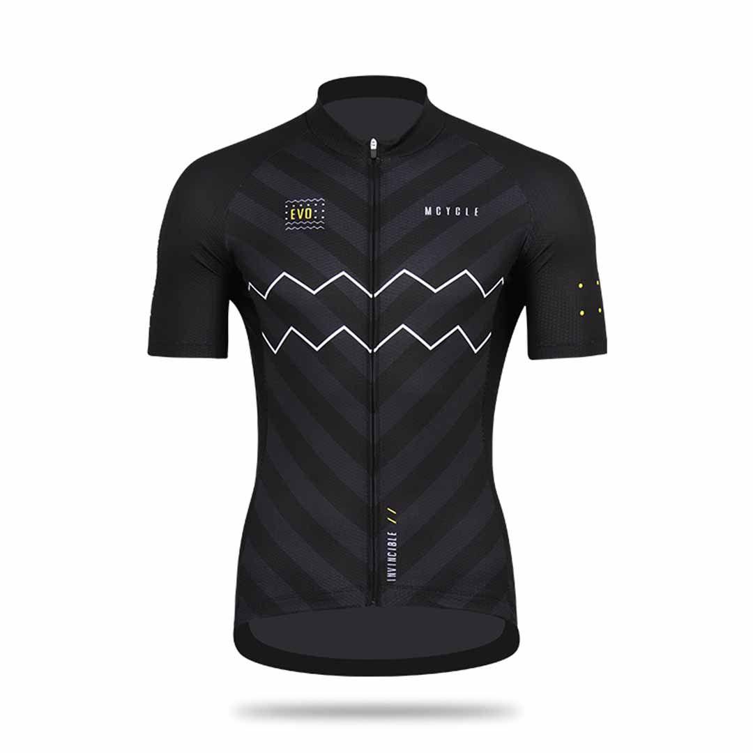 Tricota Manga Corta Para Ciclismo My052  Blacky-1