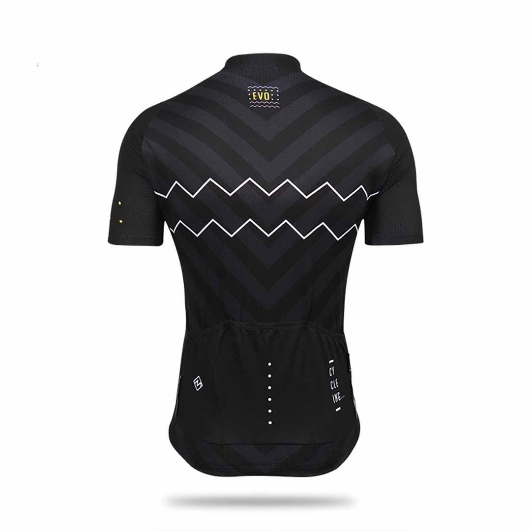 Tricota Manga Corta Para Ciclismo My052  Blacky-2