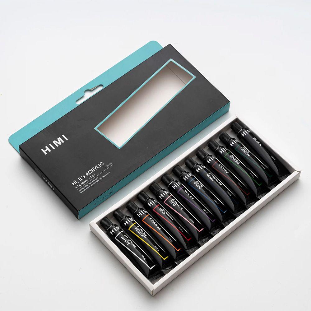 HIMI Set de Tubos de Acrilico 12 ml 12 Colores-2