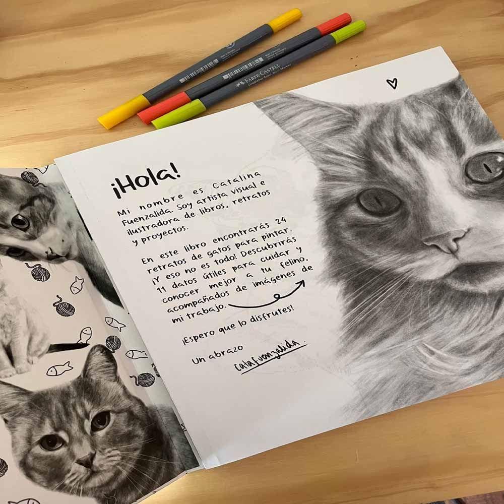 Libro para Colorear Gatos por Cata Fuenzalida-3