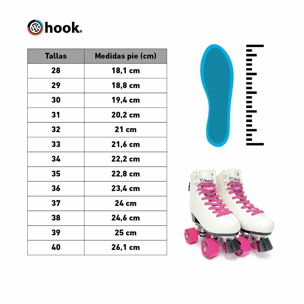 Patines Hook  School White-pink-6