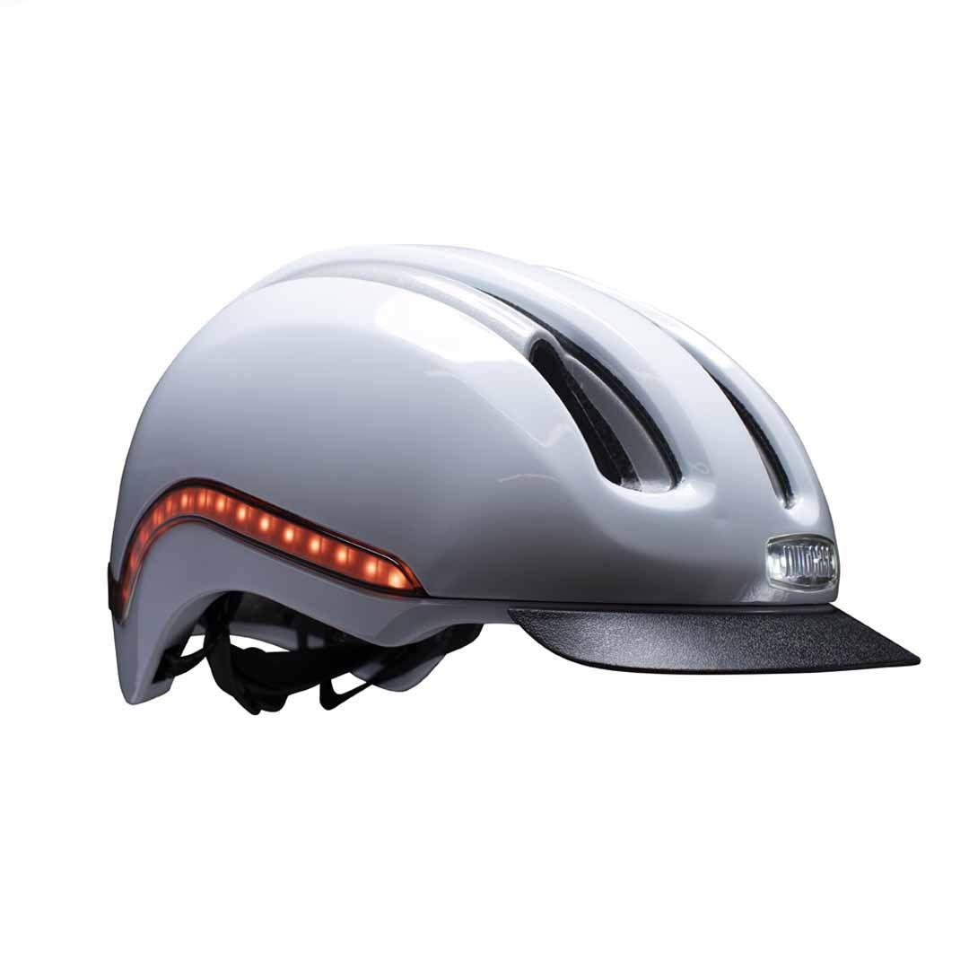 Casco Vio Blanco Gloss Mips Light Helmet S/m + Campanilla-2