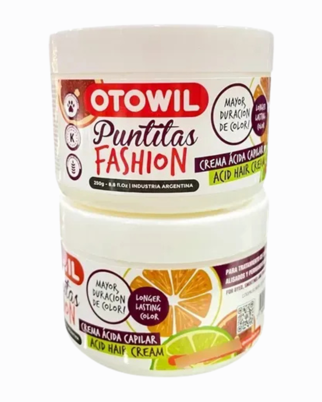 Crema Ácida Capilar Selladora puntitas fashion otowil 250ml-2