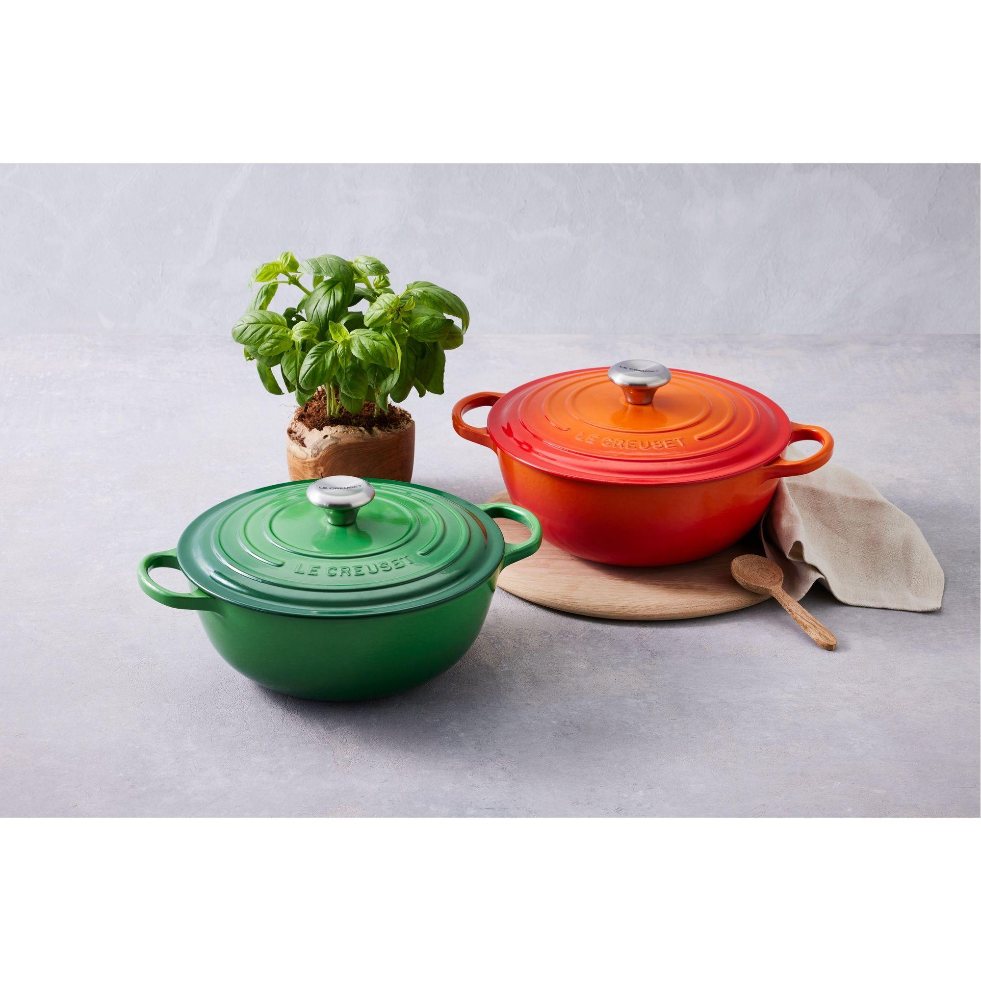Le Creuset Marmita Gourmet 26cm Verde Bamboo Hierro-4
