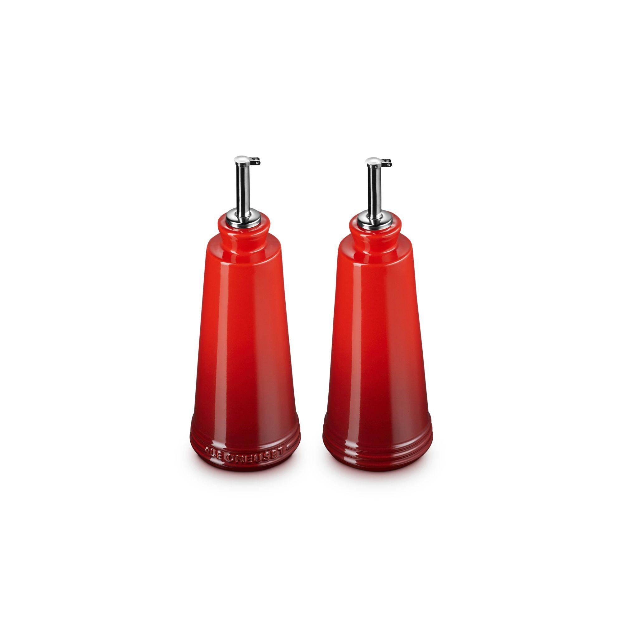 Le Creuset Set Aceite-Vinagre Signature Cereza Cerámica-2