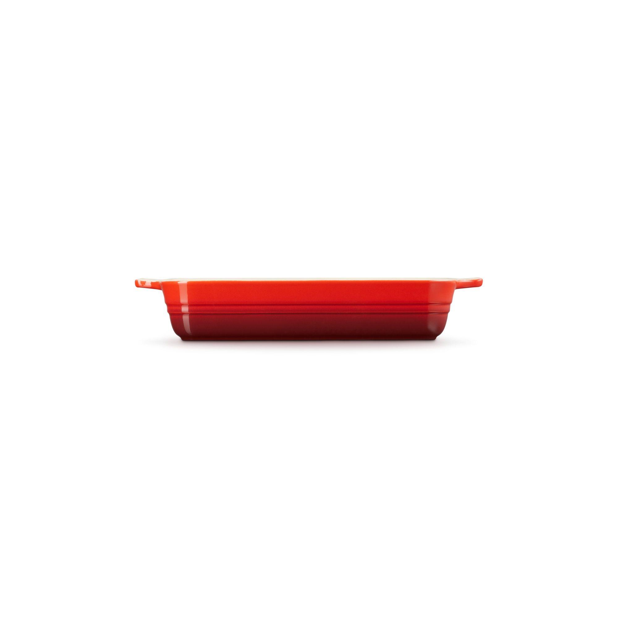 Le Creuset Bandeja Rectangular Clásica 25cm Cereza Cerámica-0
