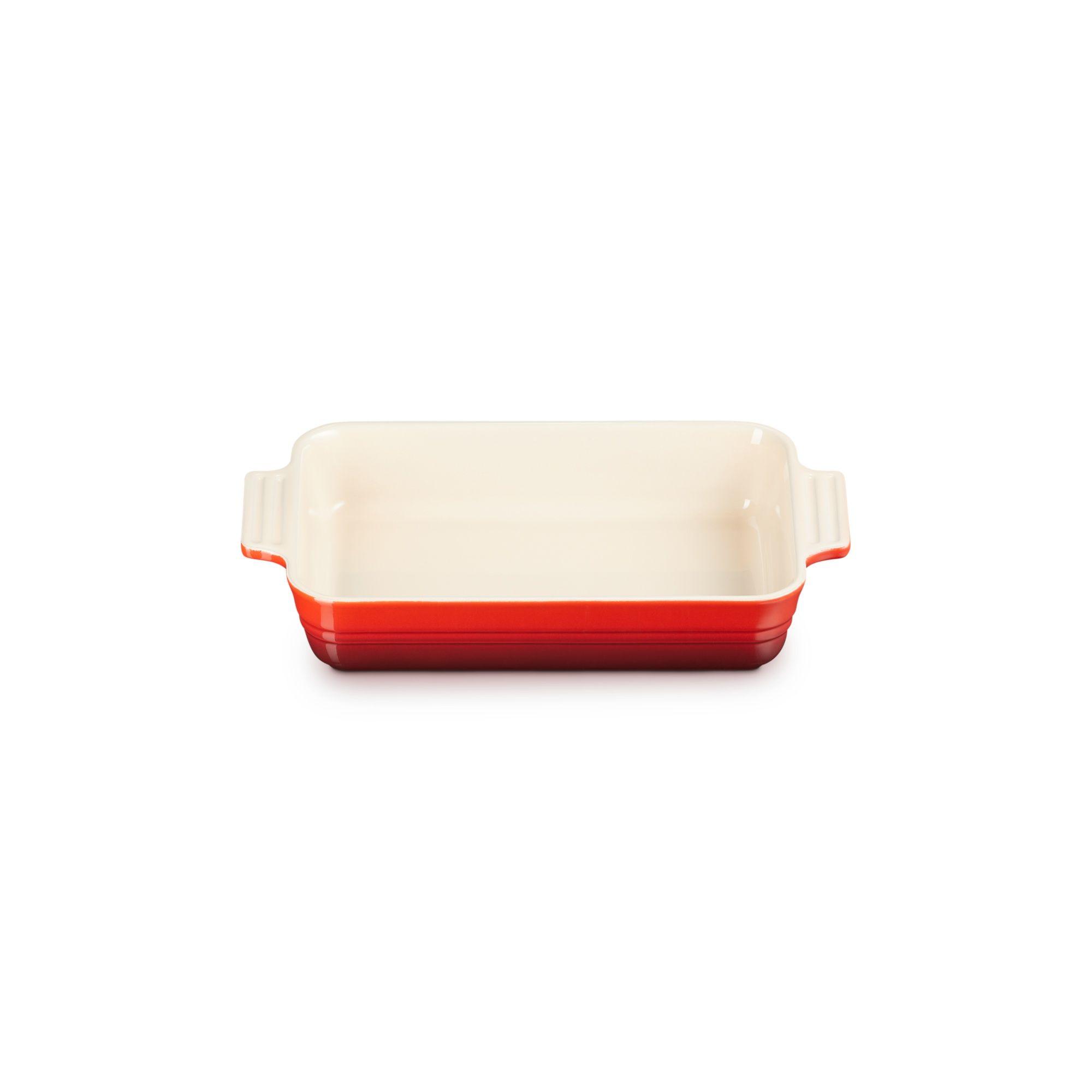 Le Creuset Bandeja Rectangular Clásica 25cm Cereza Cerámica-2