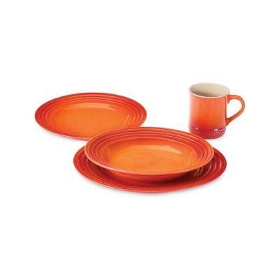 Set de 4 piezas Vajilla Chicago 27cm Volcánico-1