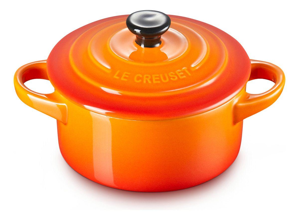 Le Creuset Mini Cocotte Redonda 10 Cm Volcánico Cerámira-0