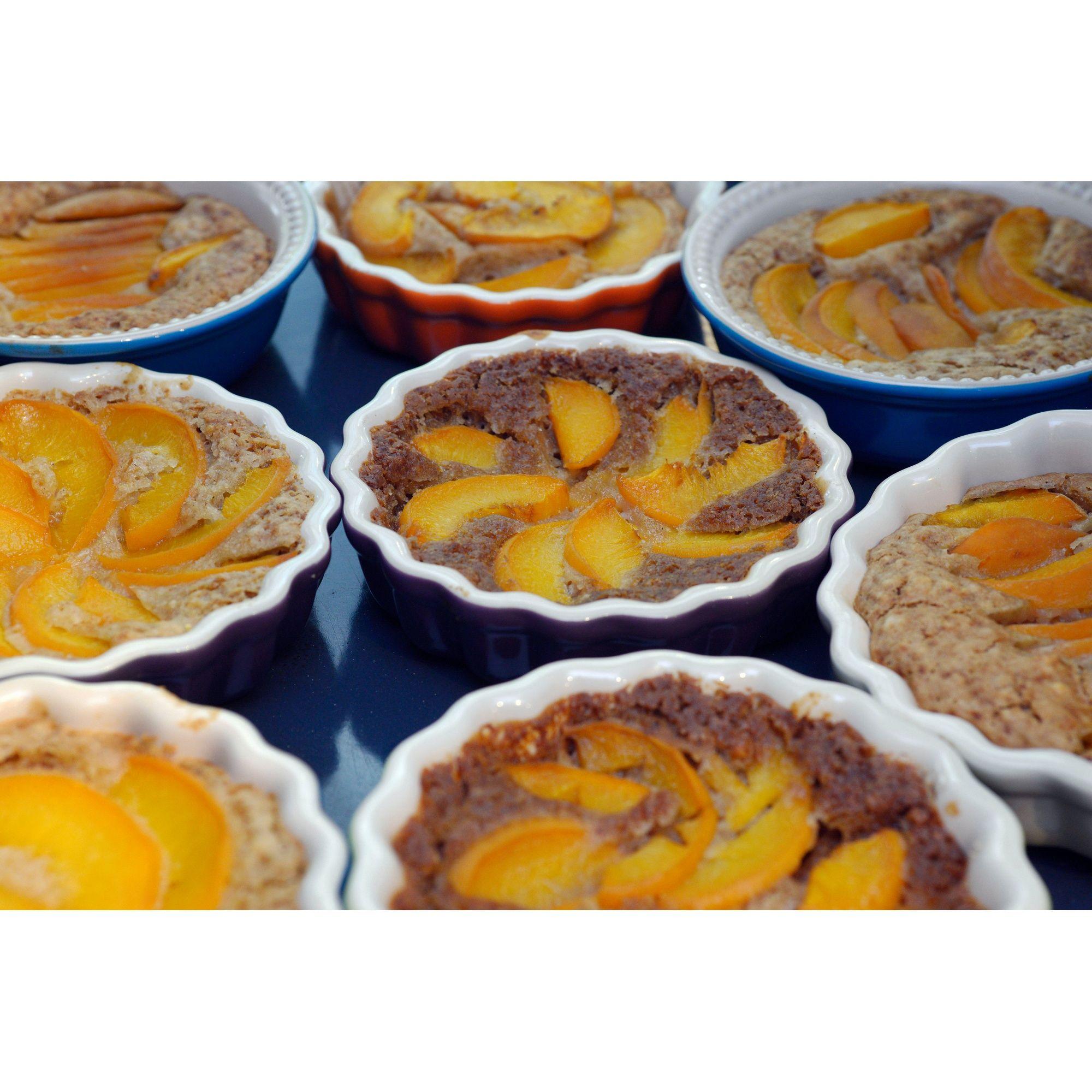 Le Creuset Conjunto de 4 Platos de Flan Estriado de 11 cm-4