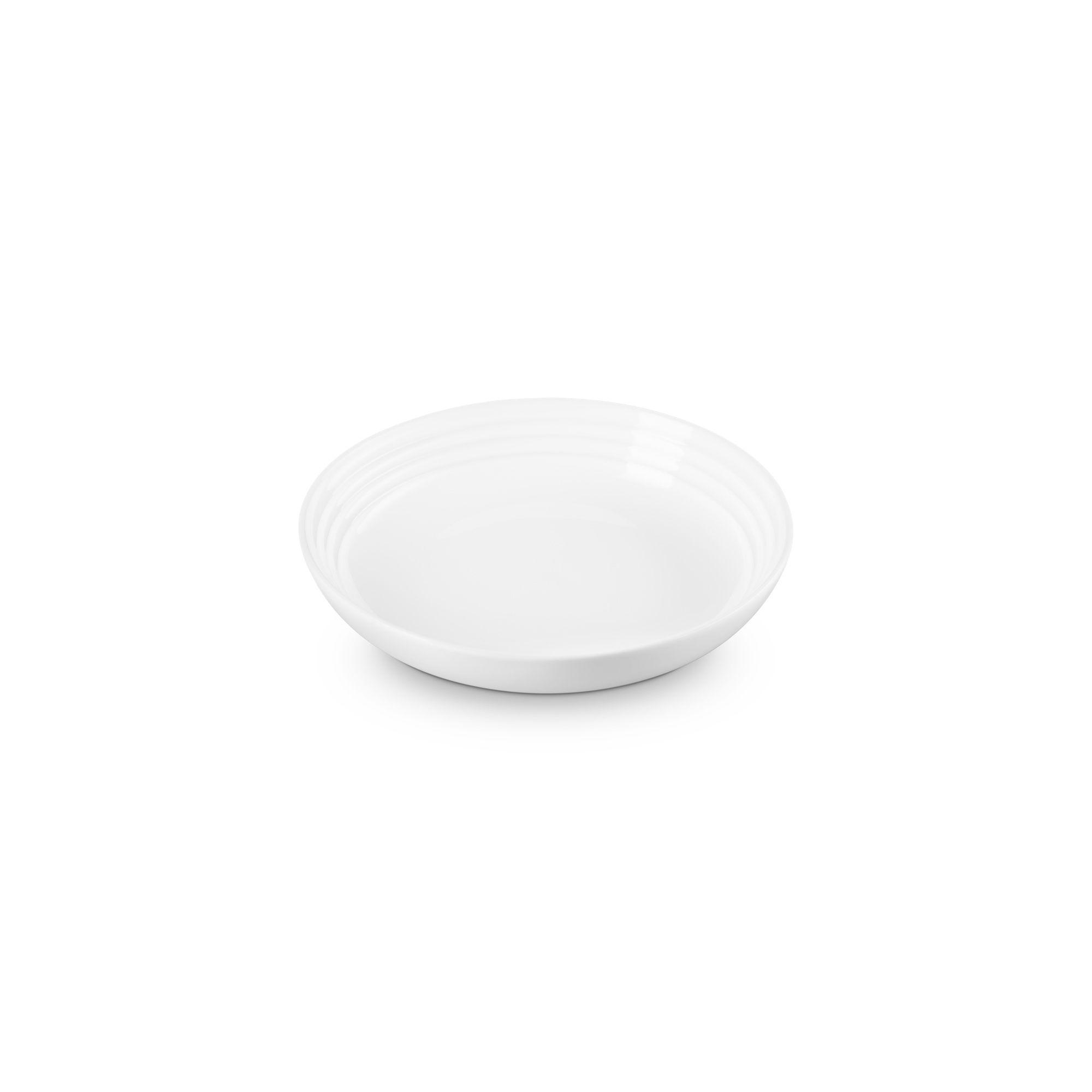 Le Creuset Plato Hondo 22cm White Cerámica-2