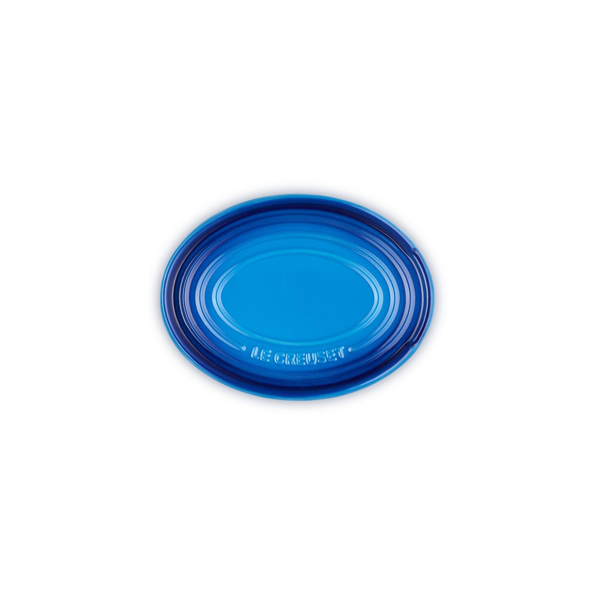Le Creuset Reposa Cuchara Ovalado Azul Azure Cerámica-3