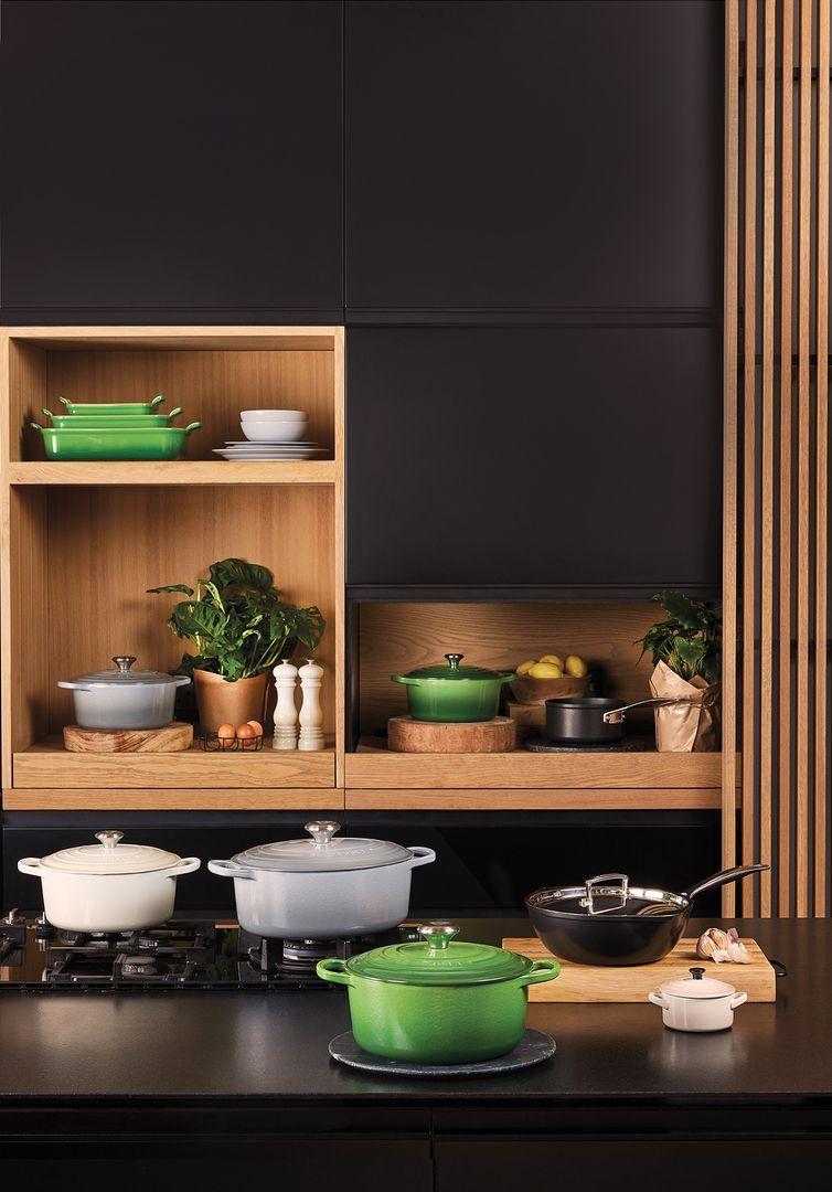 Cocotte Redonda 20cm Verde Bamboo-4