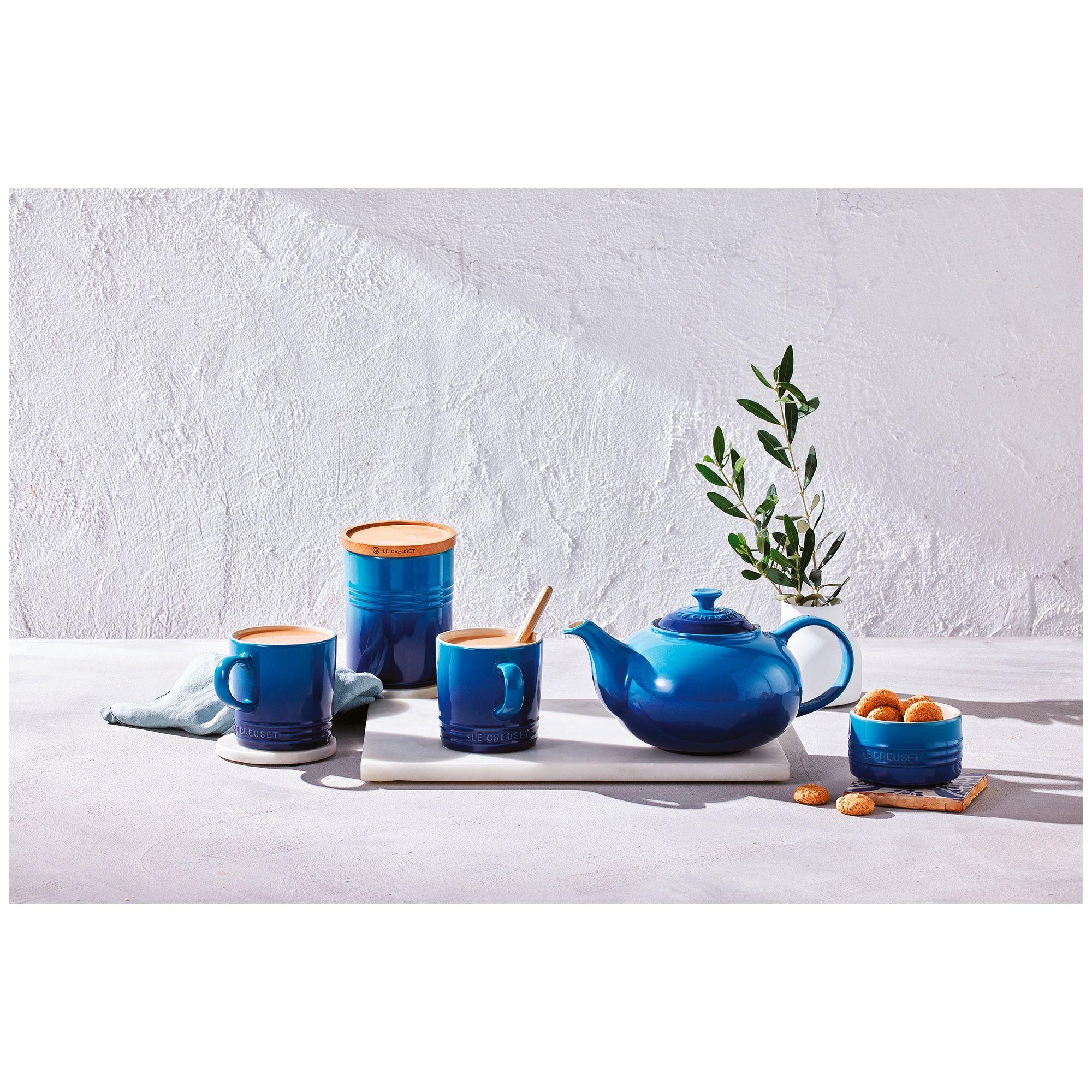 Le Creuset Tetera Clásica 1.3L Azul Azure Cerámica-2