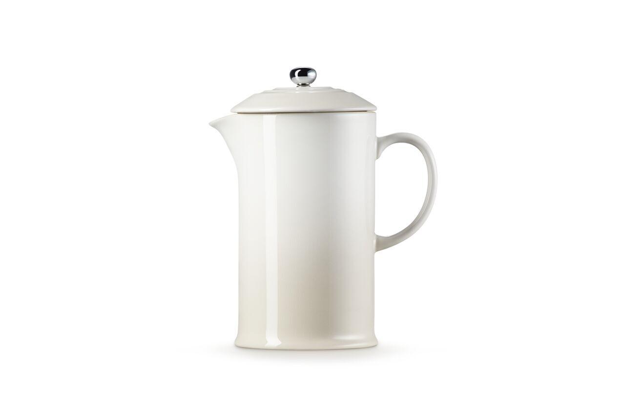 Le Creuset Cafetera 1 Ltrs con prensa Meringue Cerámica-2