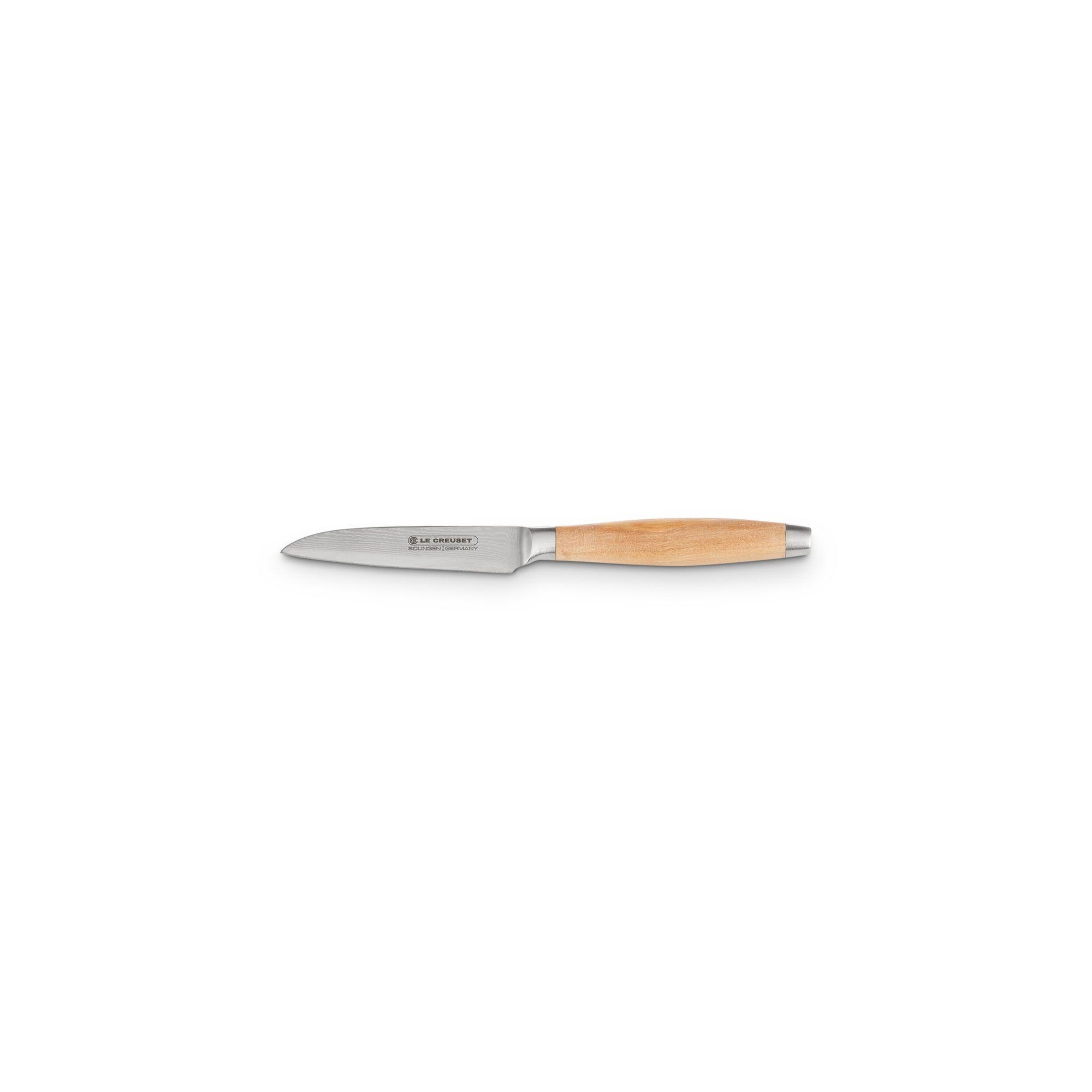 Le Creuset Cuchillo Vegetales 9Cm Madera De Olivo-2
