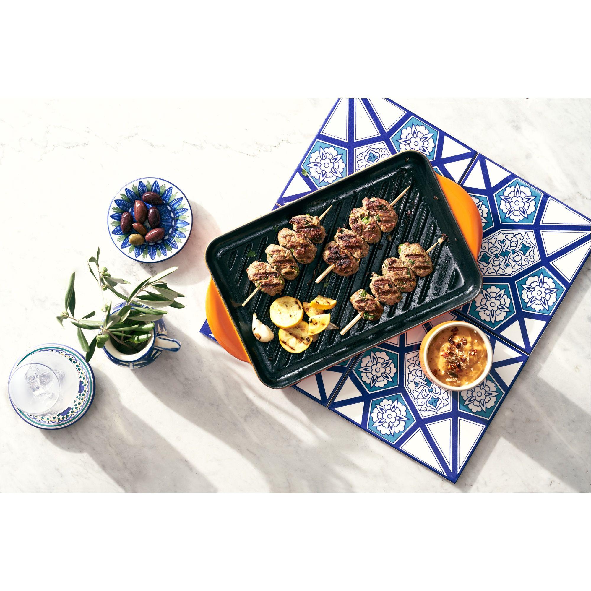 Le Creuset Parrilla Tradition Grill Rect 32cm Volcánico-2