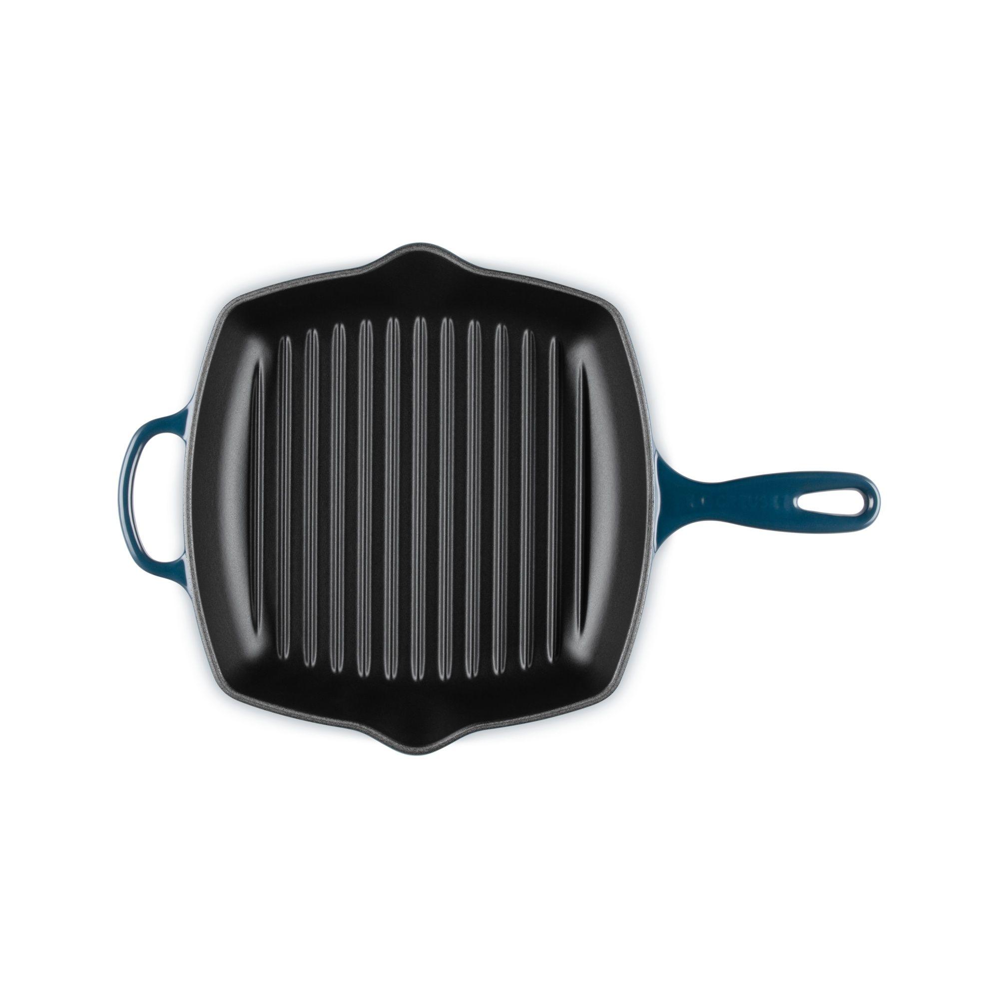 Le Creuset Skillet Grill Cuadrada 26Cm Nuit Hierro-2