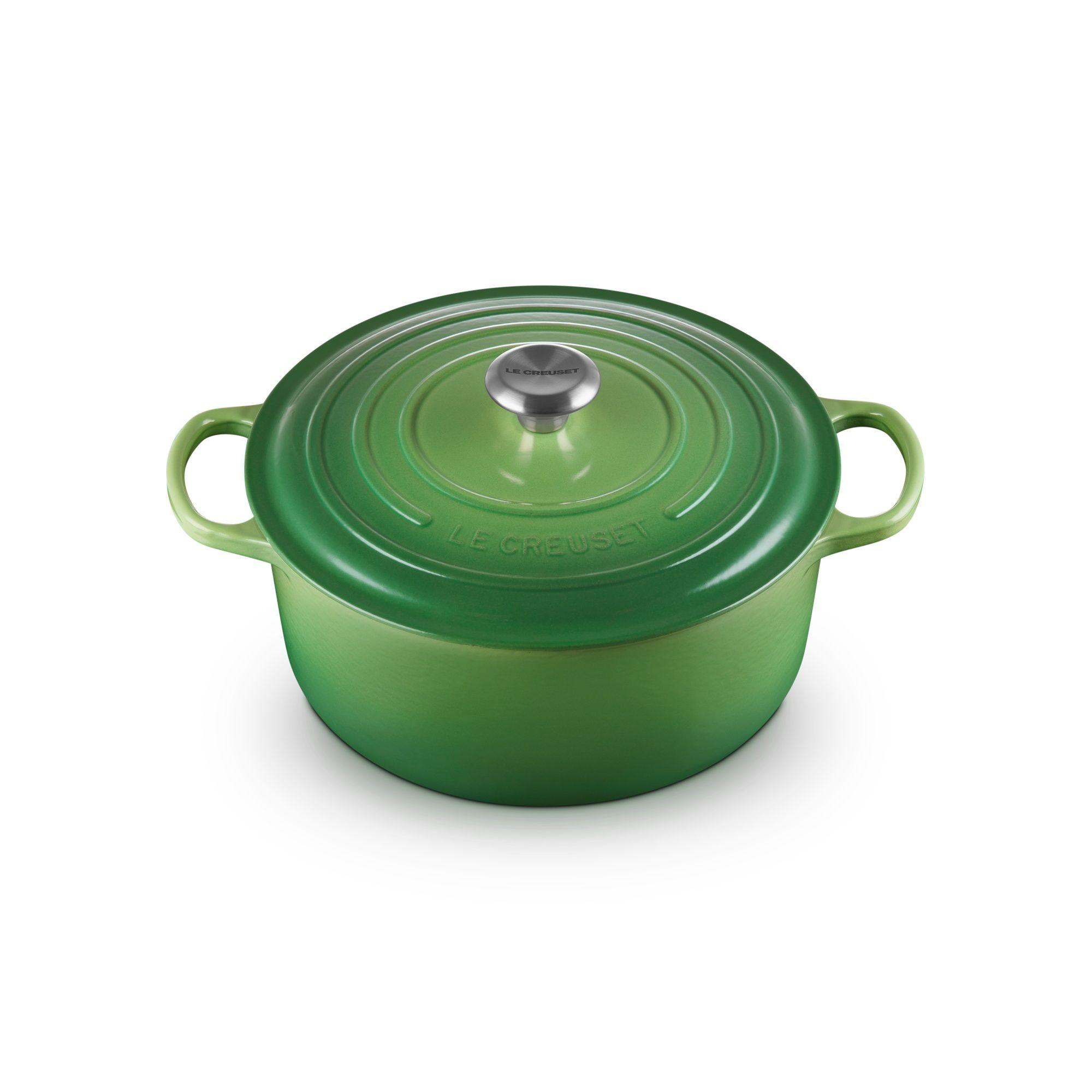 Le Creuset Cocotte Redonda 28cm Verde Bamboo Hierro-0