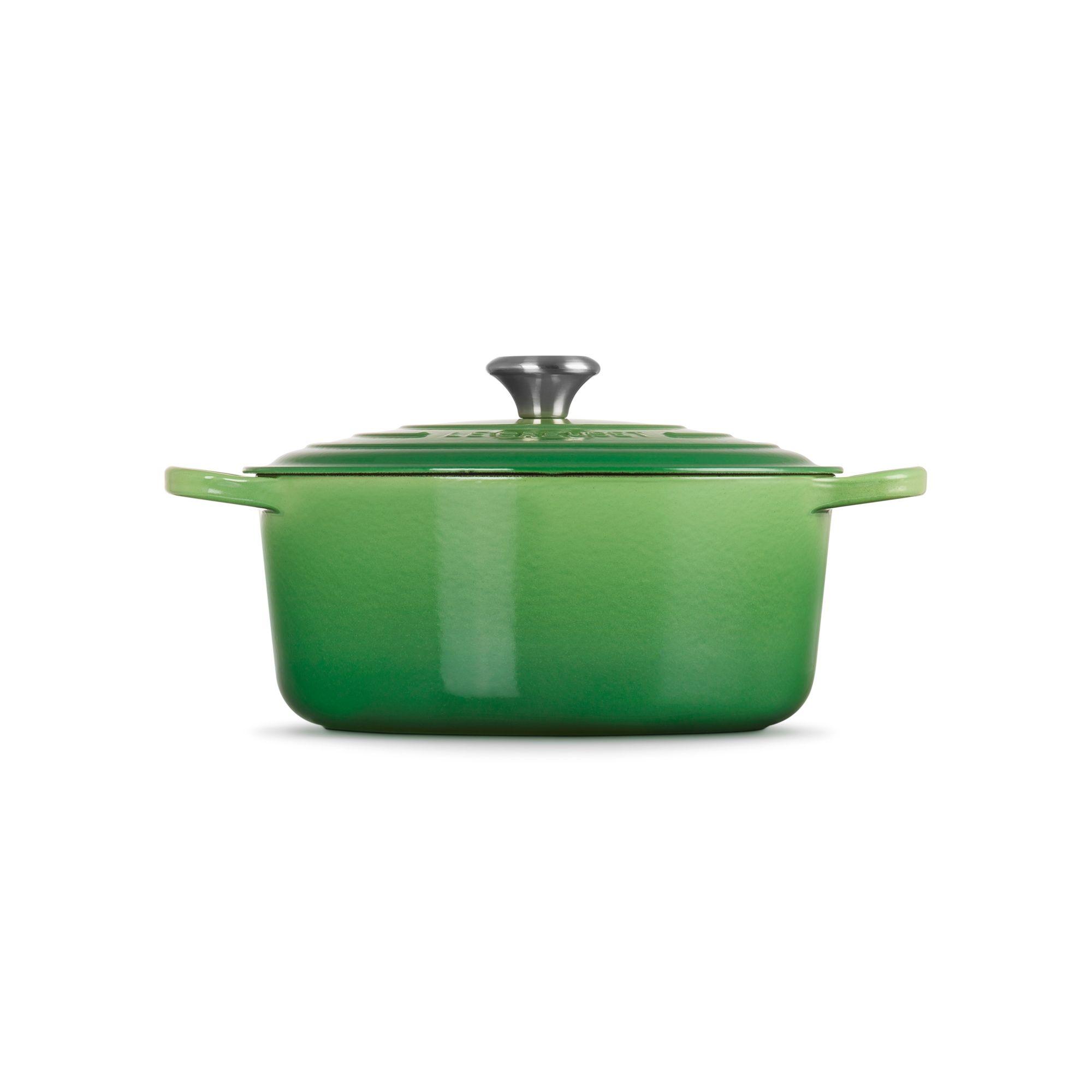 Le Creuset Cocotte Redonda 28cm Verde Bamboo Hierro-2