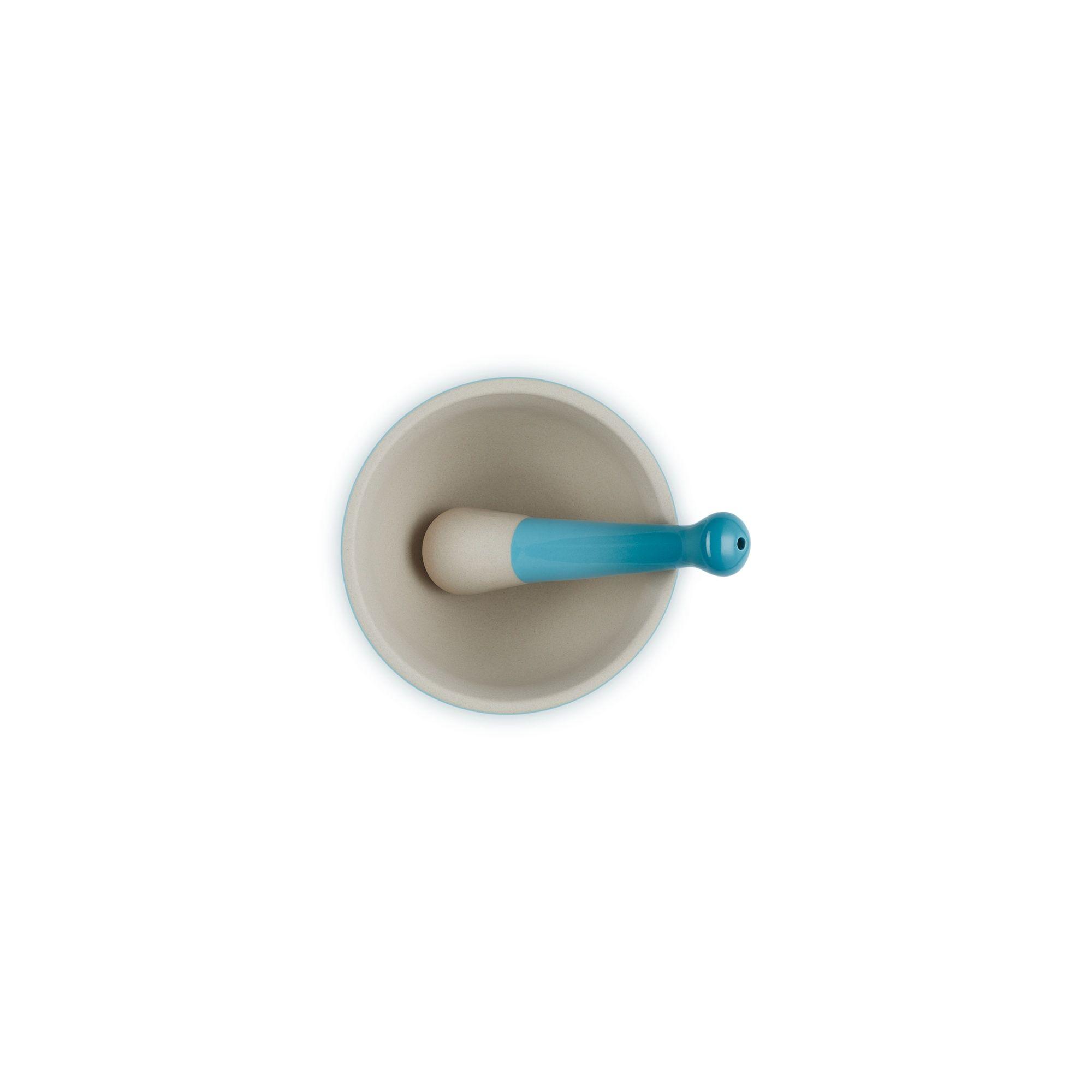Le Creuset Mortero y Pistilo 300ml Azul Caribe V.2 Cerámica-3