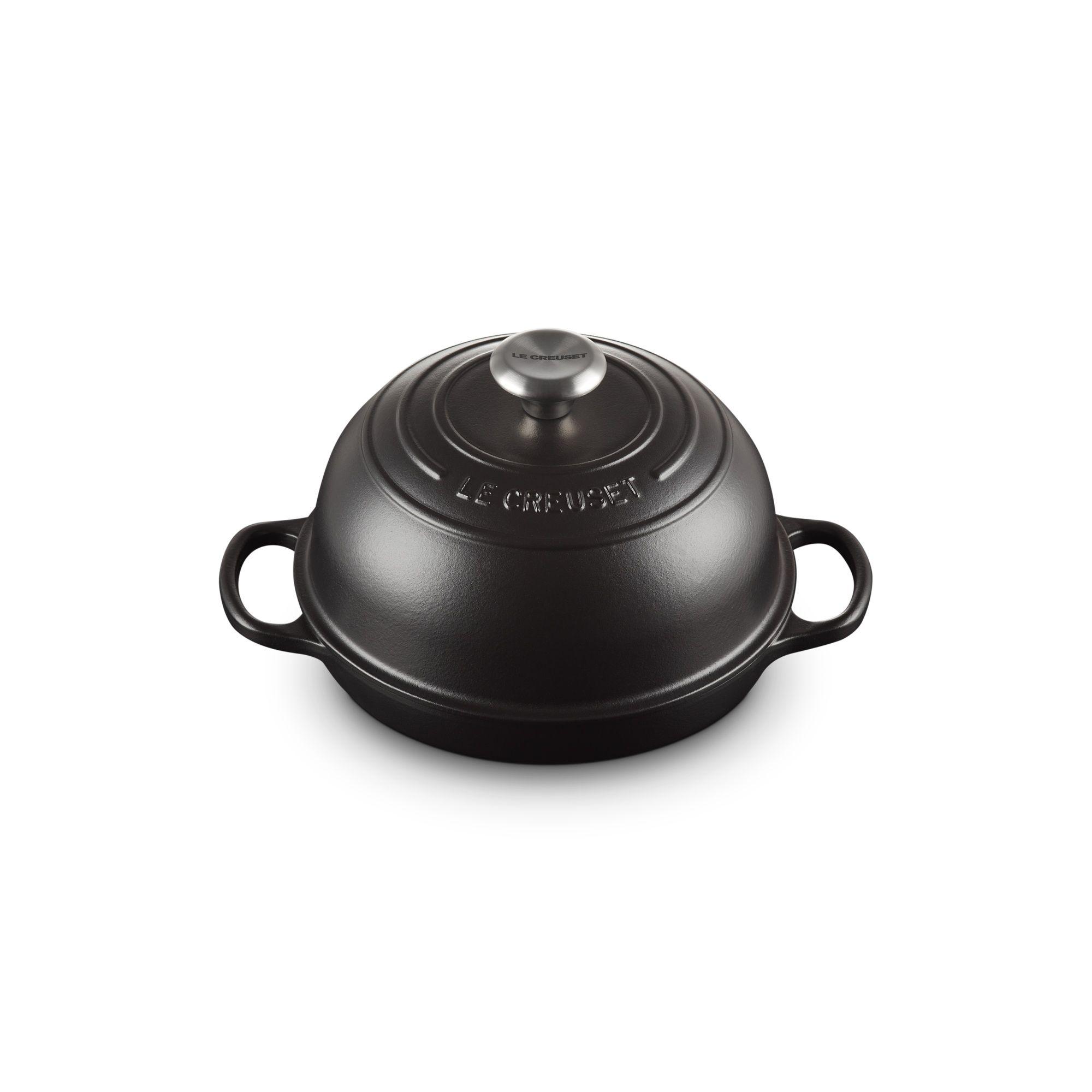 Le Creuset Cocotte Para Pan 24cm Negro Mate Hierro-2