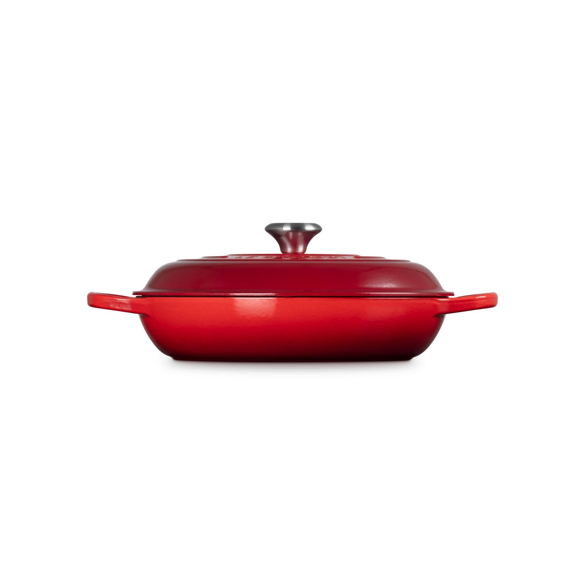 Le Creuset Cacerola Baja 30cm Cereza Hierro-0
