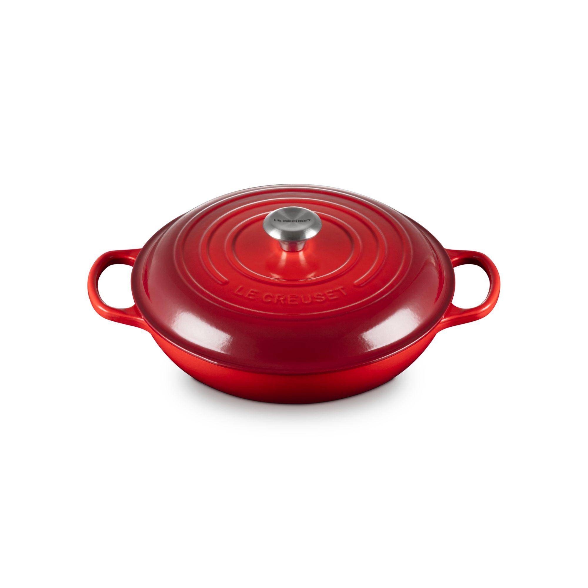 Le Creuset Cacerola Baja 30cm Cereza Hierro-2