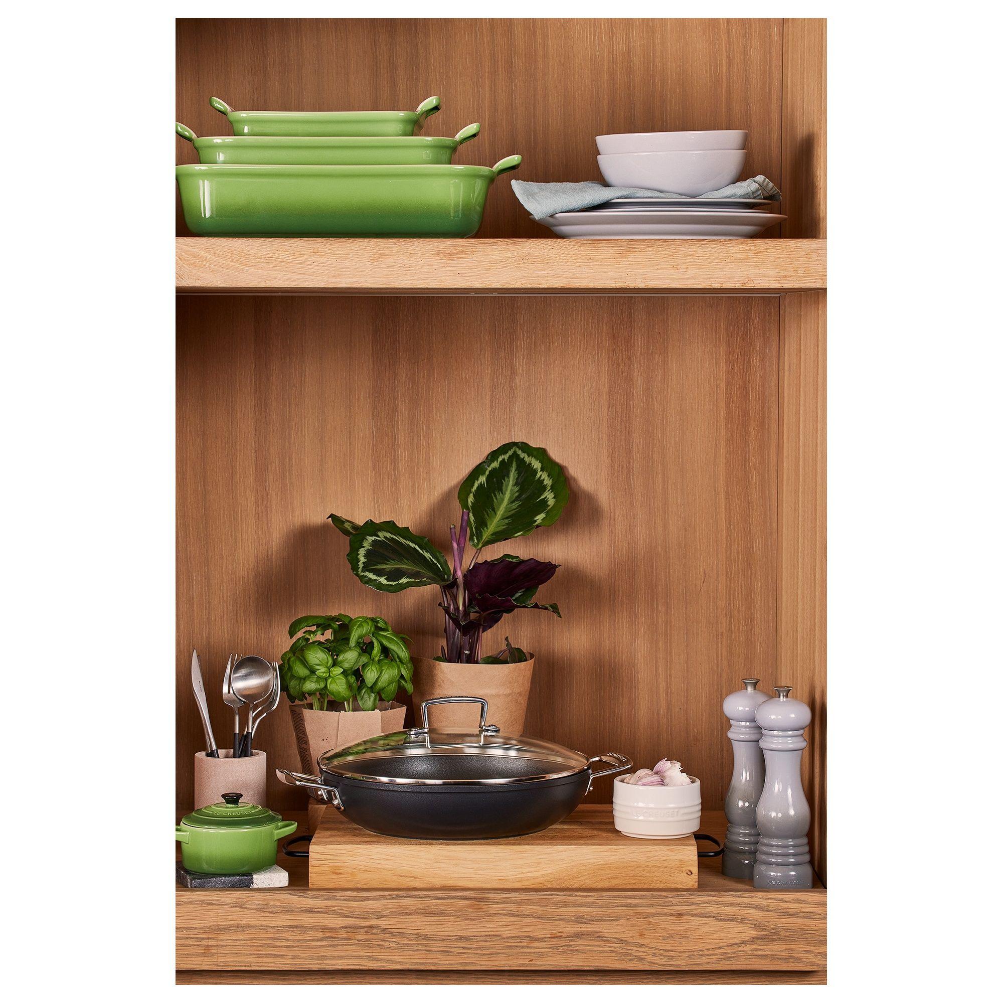 Le Creuset Bandeja Rectangular Heritage 19Cm Verde Bamboo-3