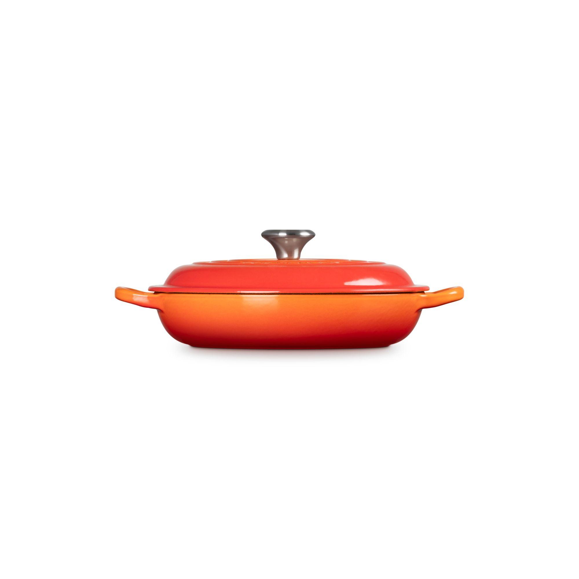 Le Creuset Cacerola Baja 22cm Volcanica Hierro-2