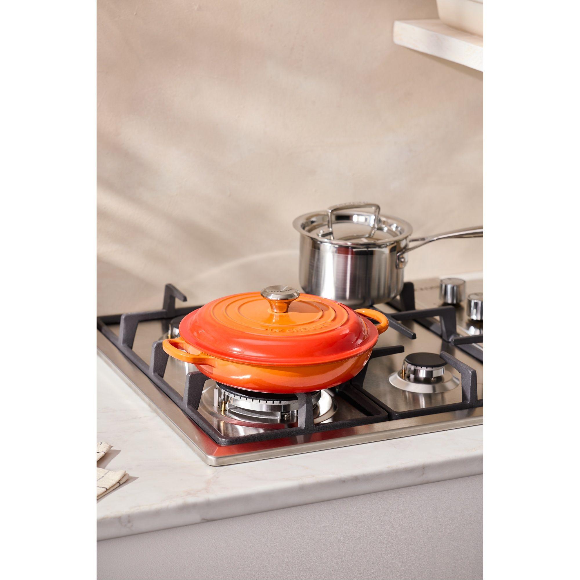 Le Creuset Cacerola Baja 22cm Volcanica Hierro-4