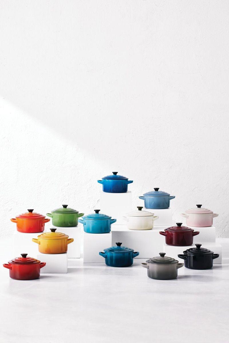 Le Creuset Mini Cocotte Redonda 10 Cm Azul Caribe Cerámica-3