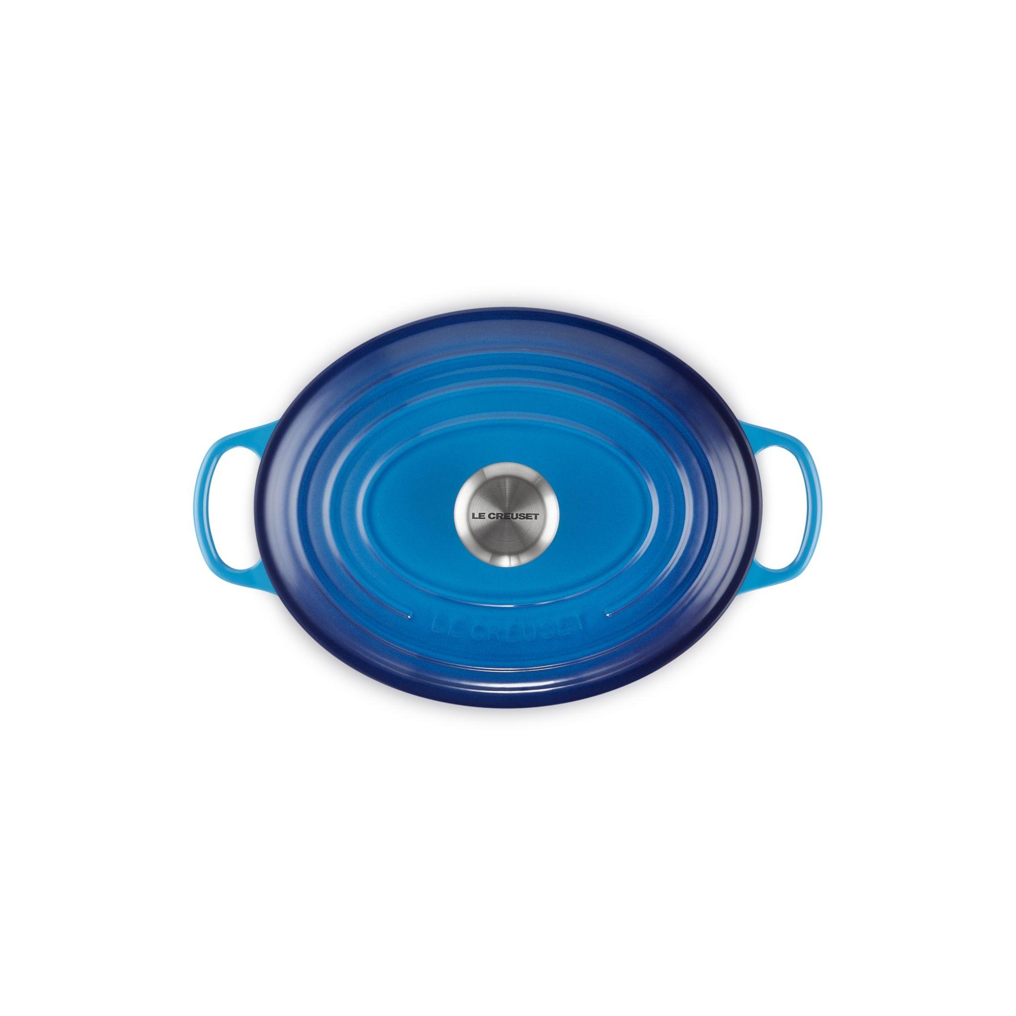 Le Creuset Cocotte Ovalada 27cm Azul Azure Hierro-2