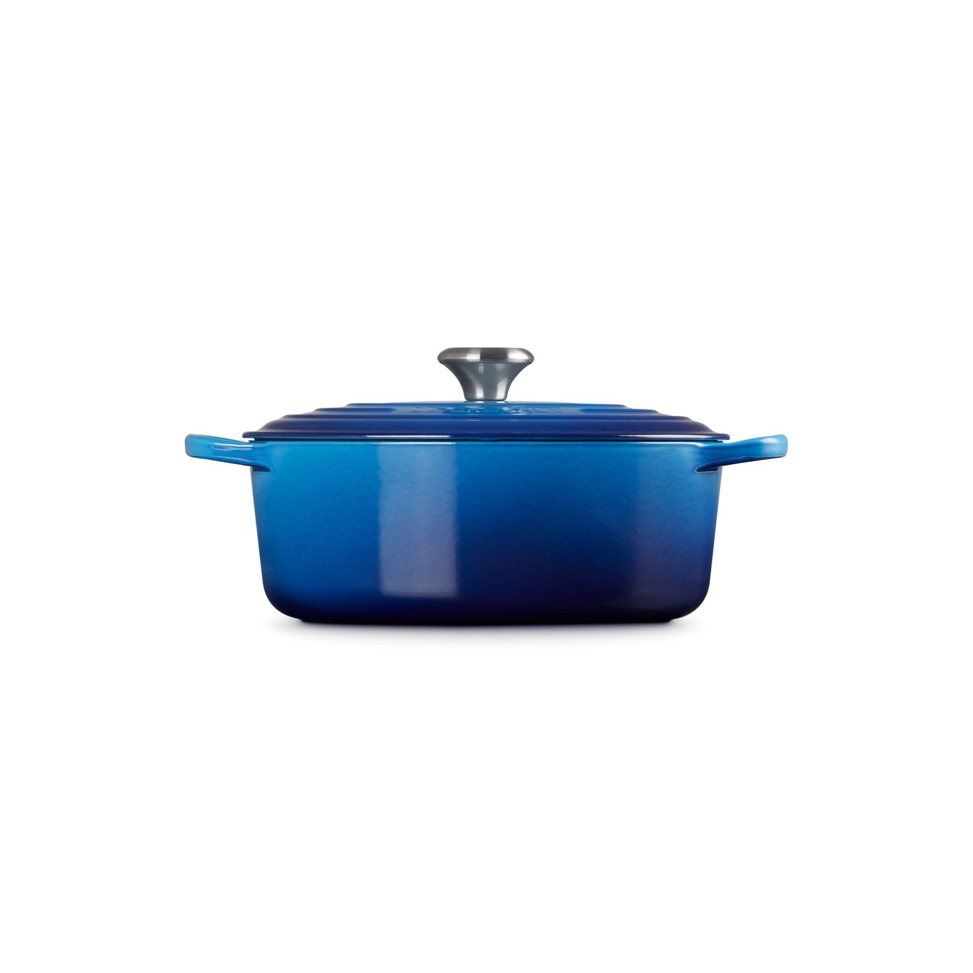 Le Creuset Cocotte Ovalada 27cm Azul Azure Hierro-3