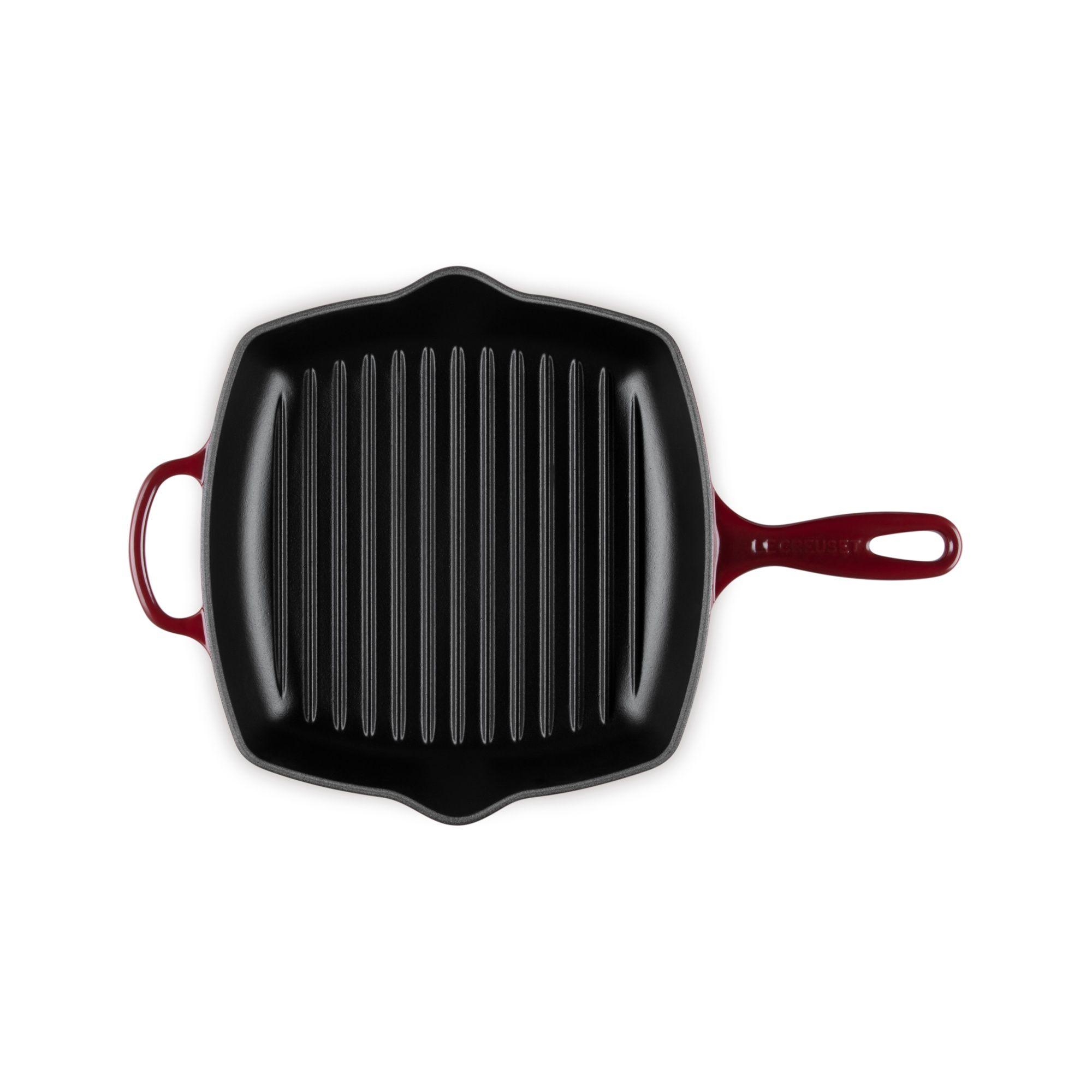 Le Creuset Skillet Grill Cuadrada 26cm Rhone Hierro-3