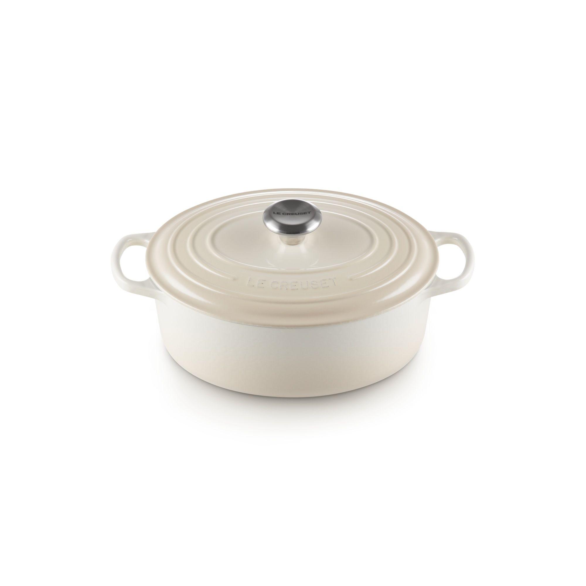 Le Creuset Cocotte Ovalada 27cm Meringue Hierro-2
