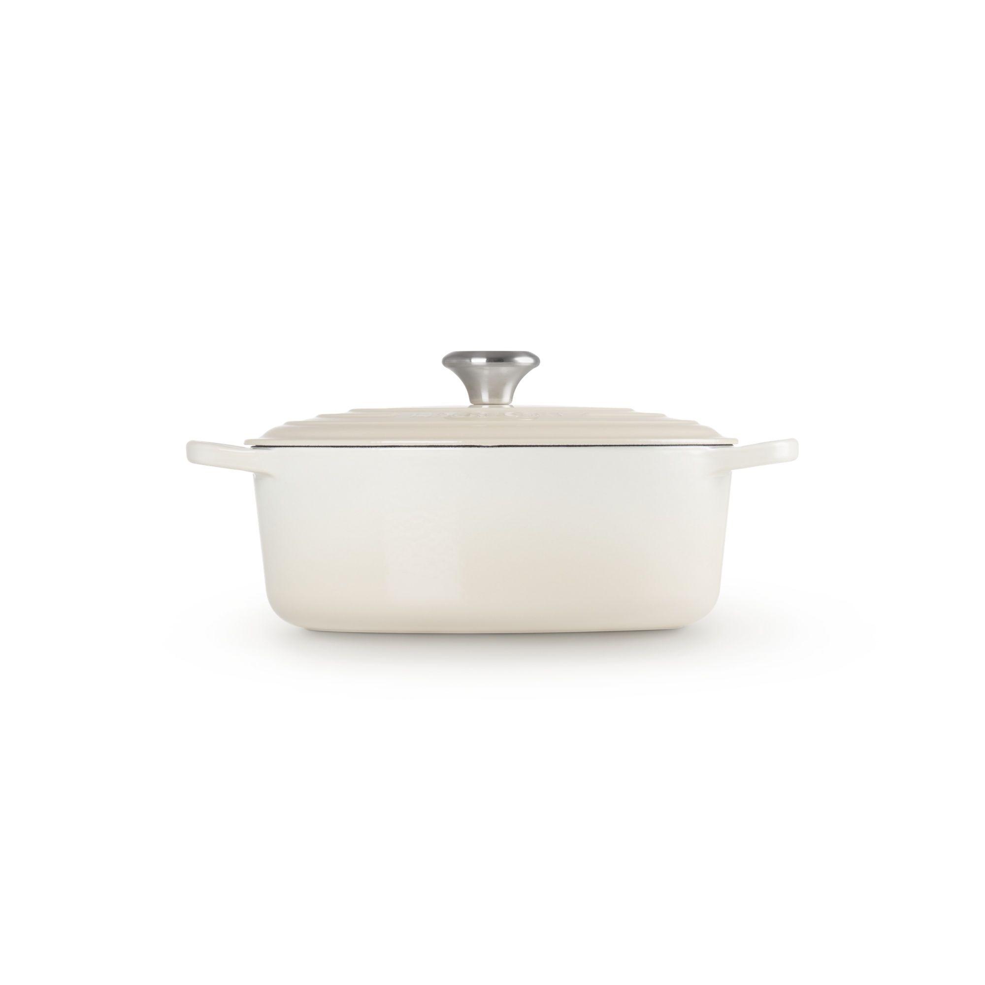 Le Creuset Cocotte Ovalada 27cm Meringue Hierro-3