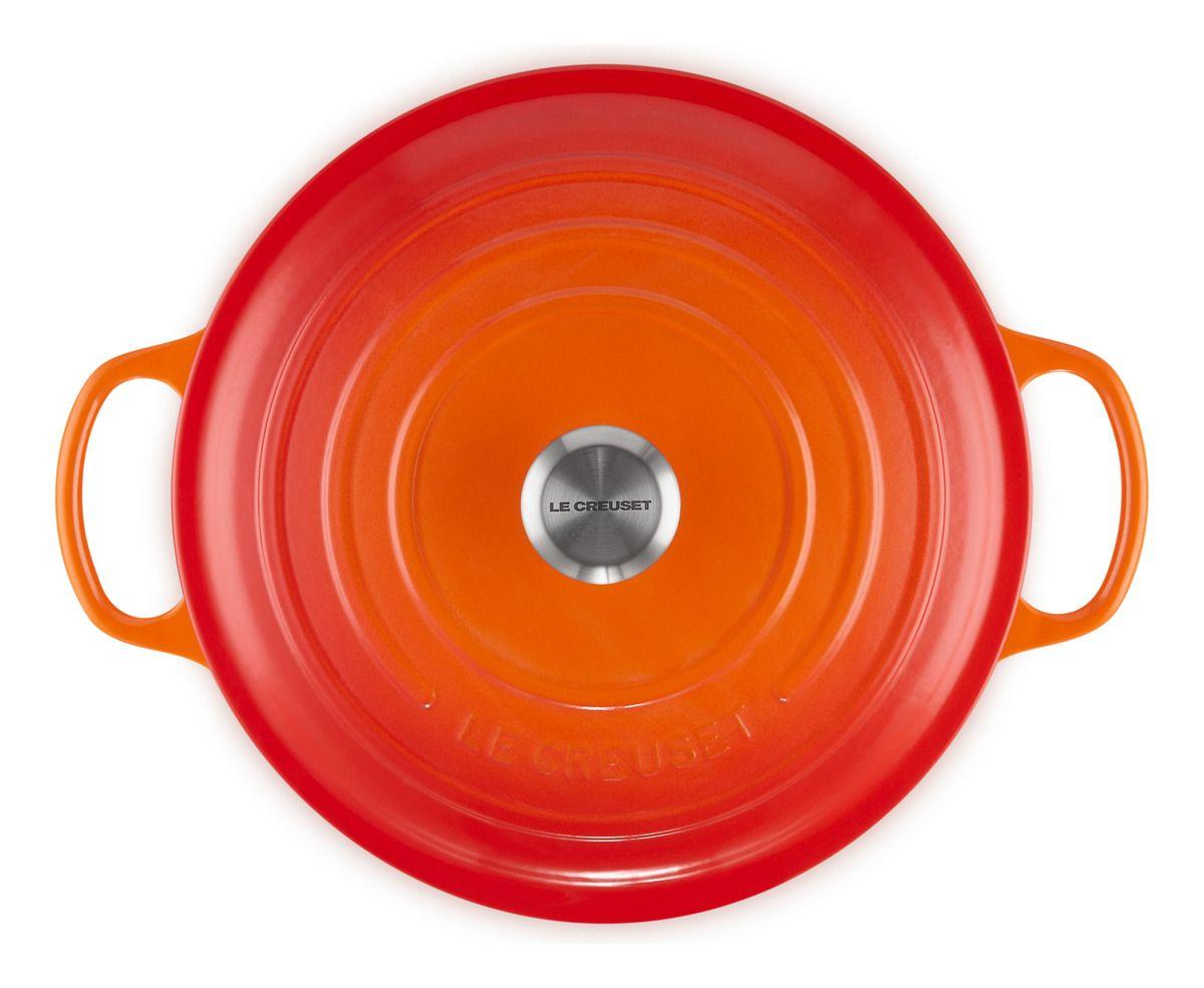 Le Creuset Cocotte Redonda Baja 30 Cm Volcánico Hierro-2